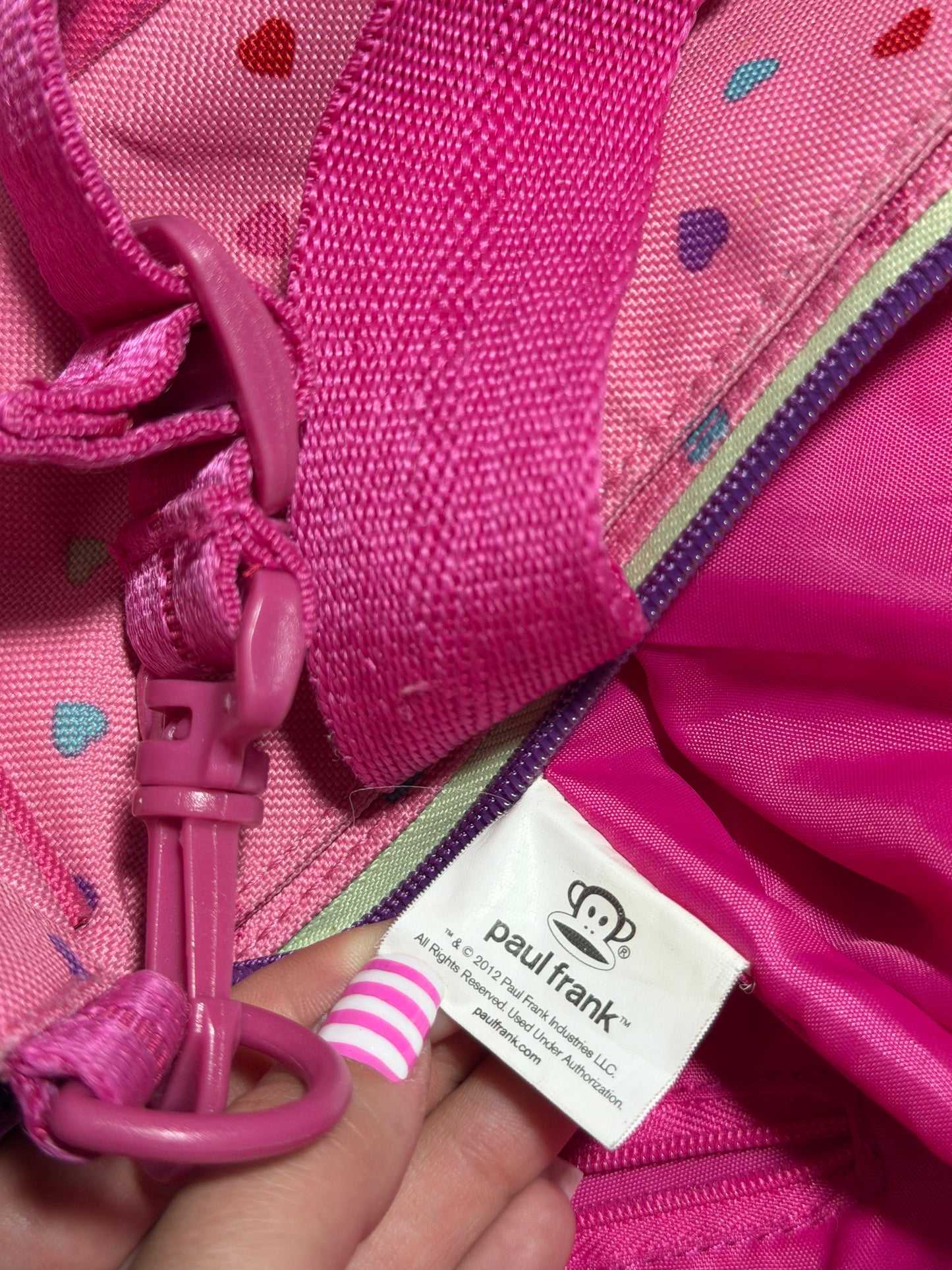 2000s Paul Frank Pink Bag