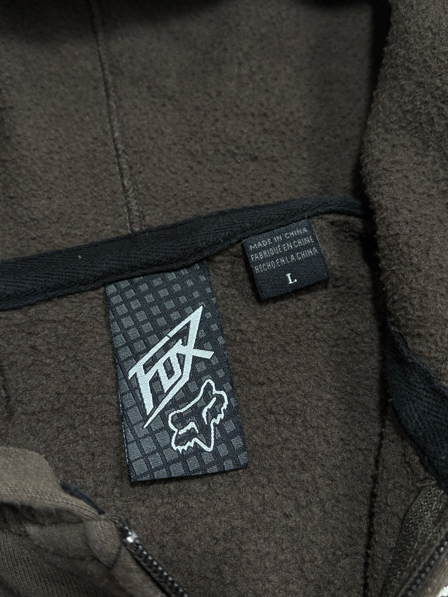 2000s Fox Racing Zip Up Hoodie