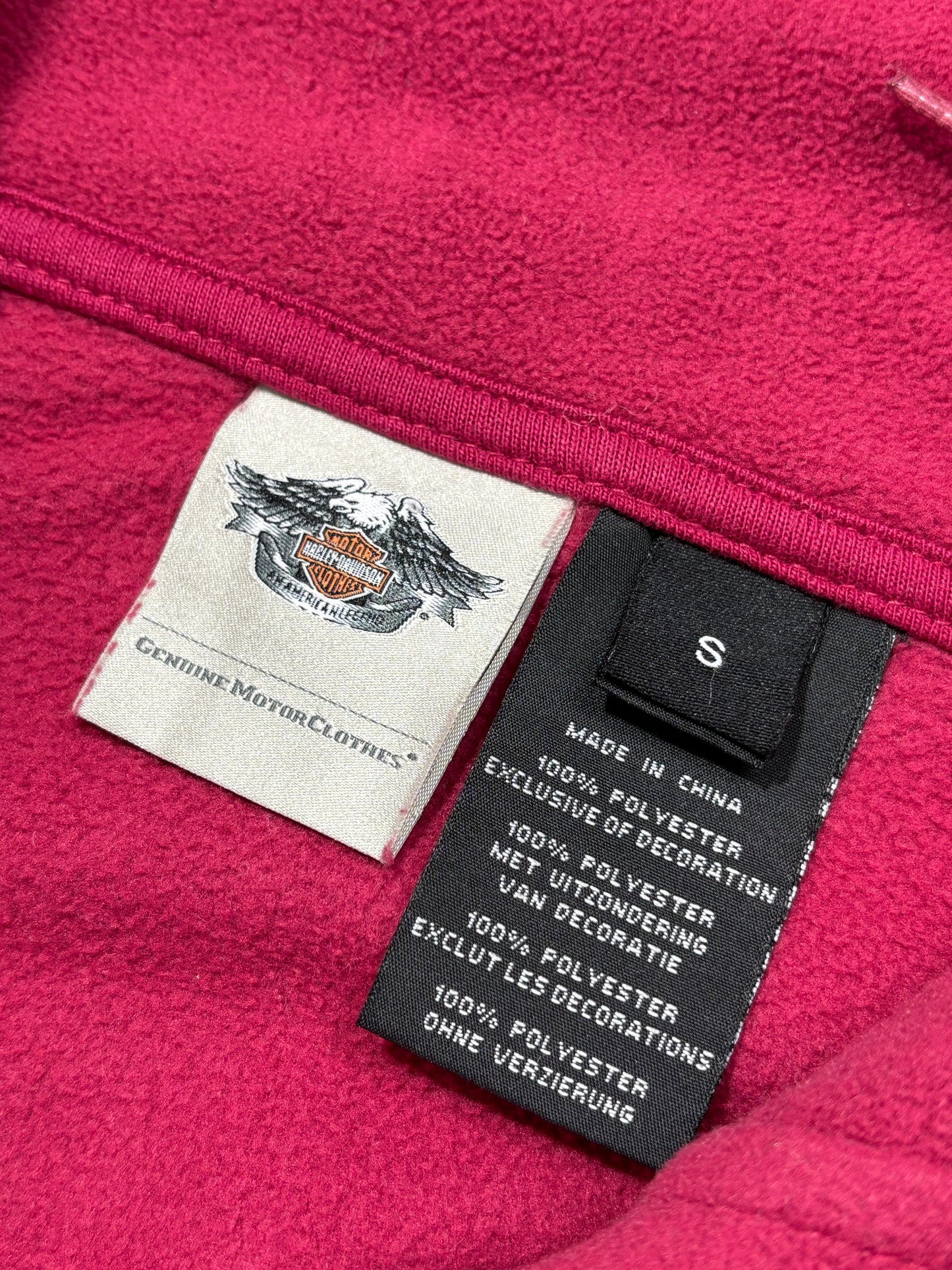 2000s Harley Davidson polar zip up
