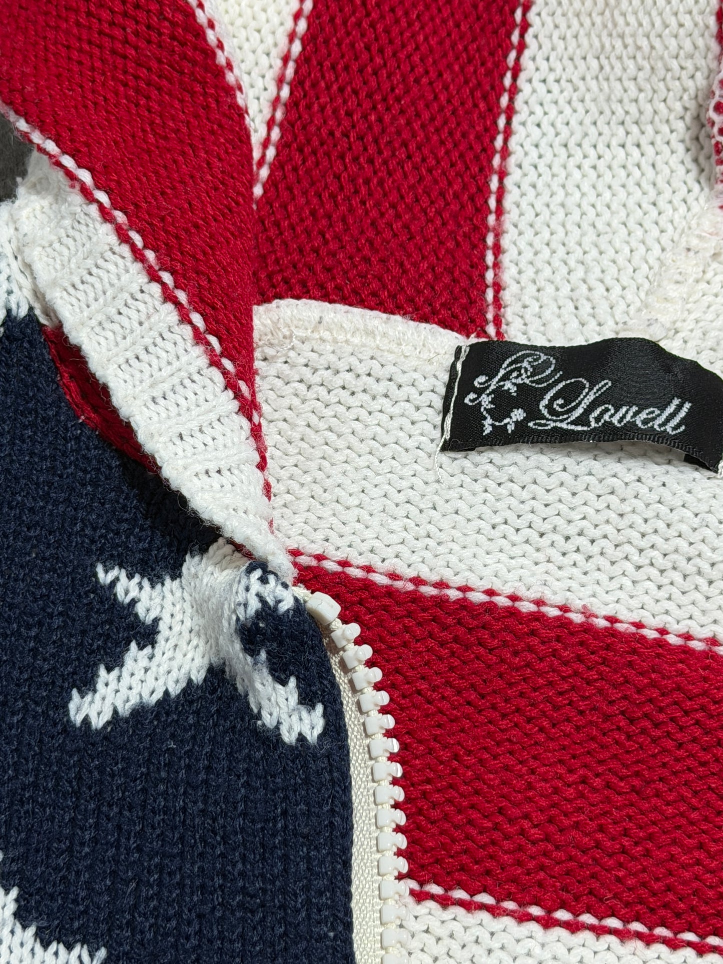 2000s USA knit zip hoodie