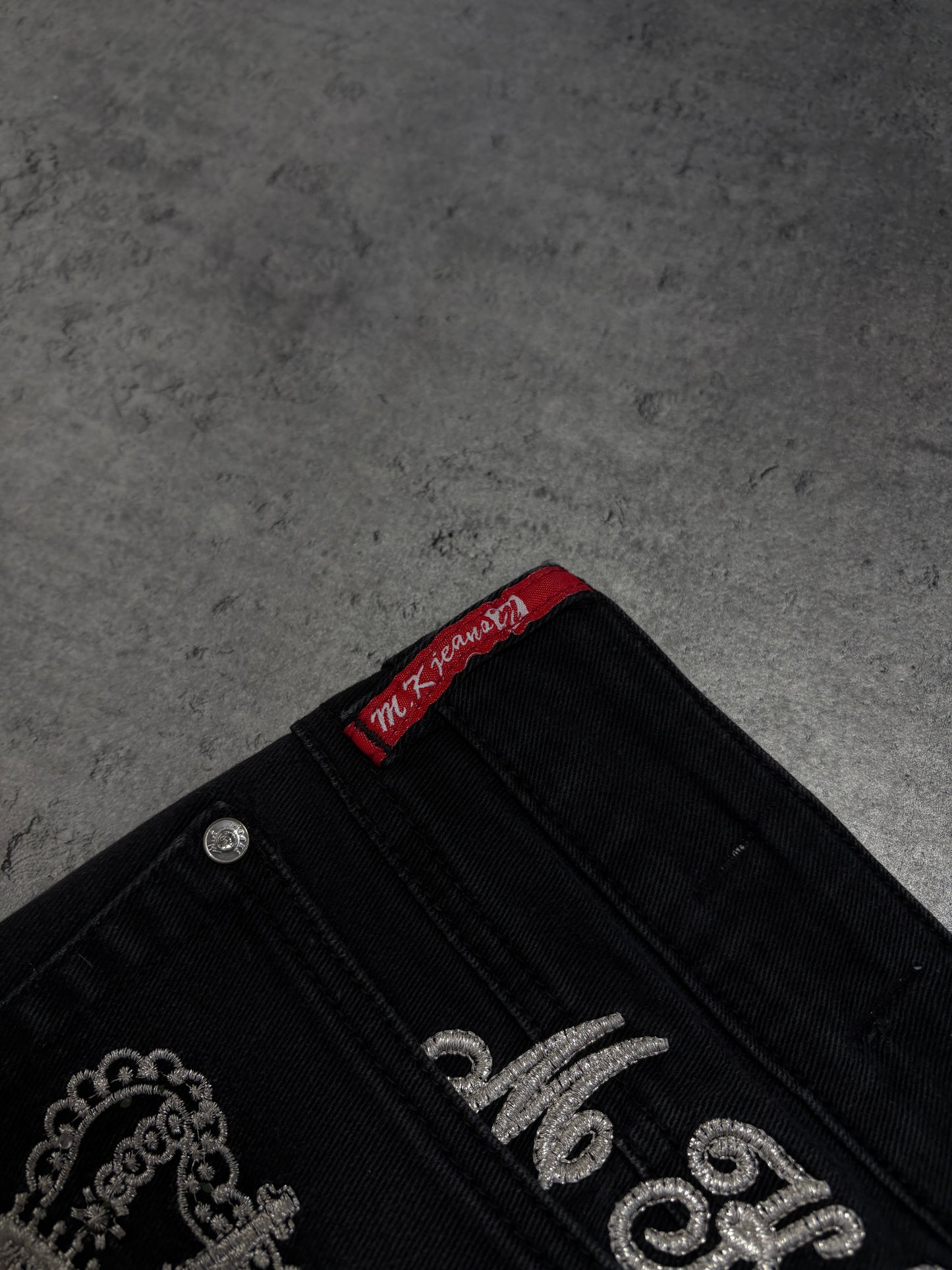 2000s MK Jeans crown jeans y2k