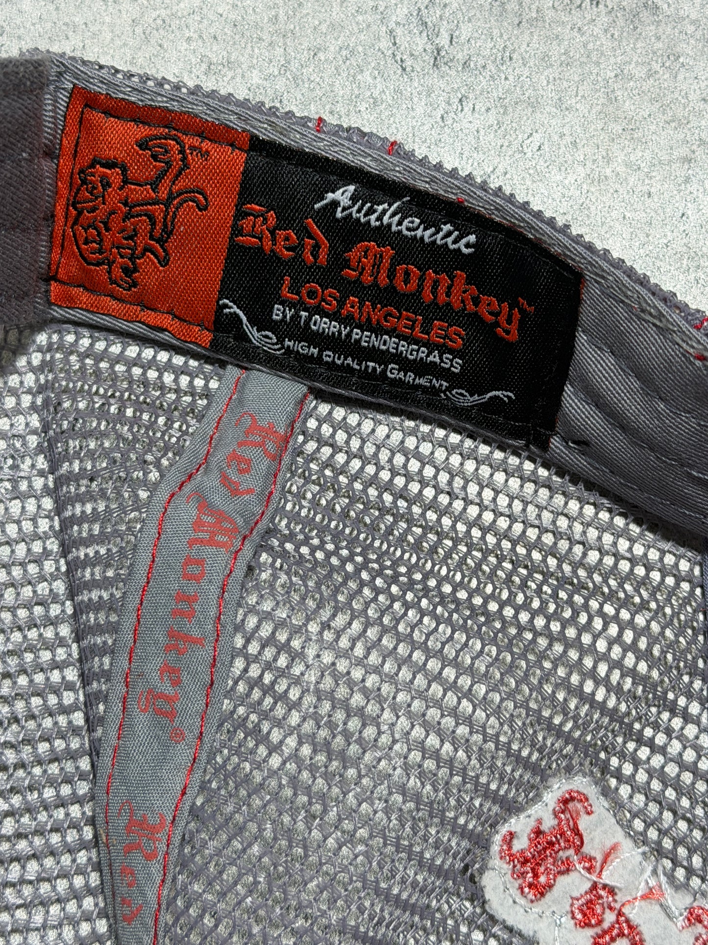 2000s Trucker Cap Red monkey