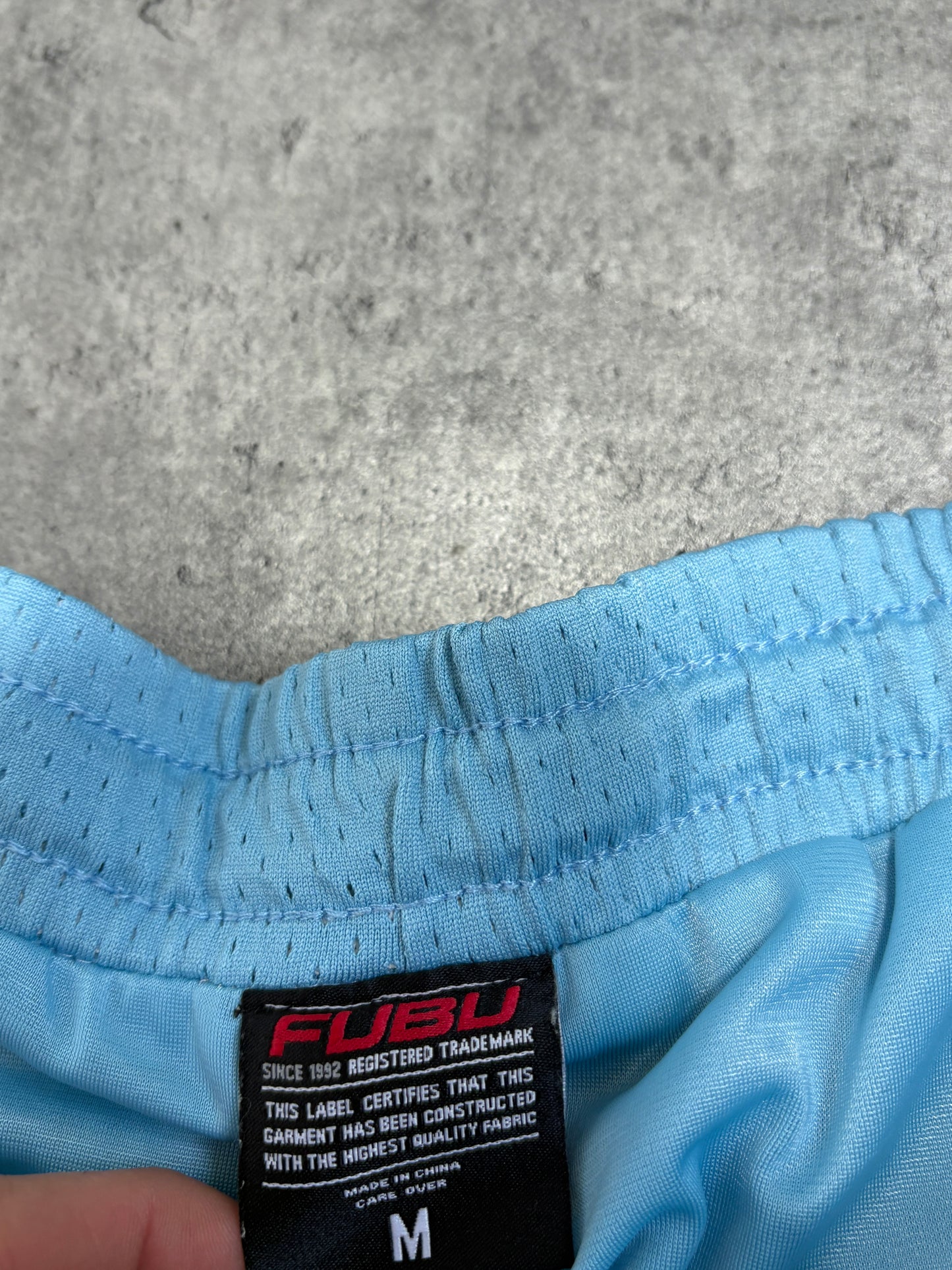 Fubu Baby Blue Basketball Baggy Shorts