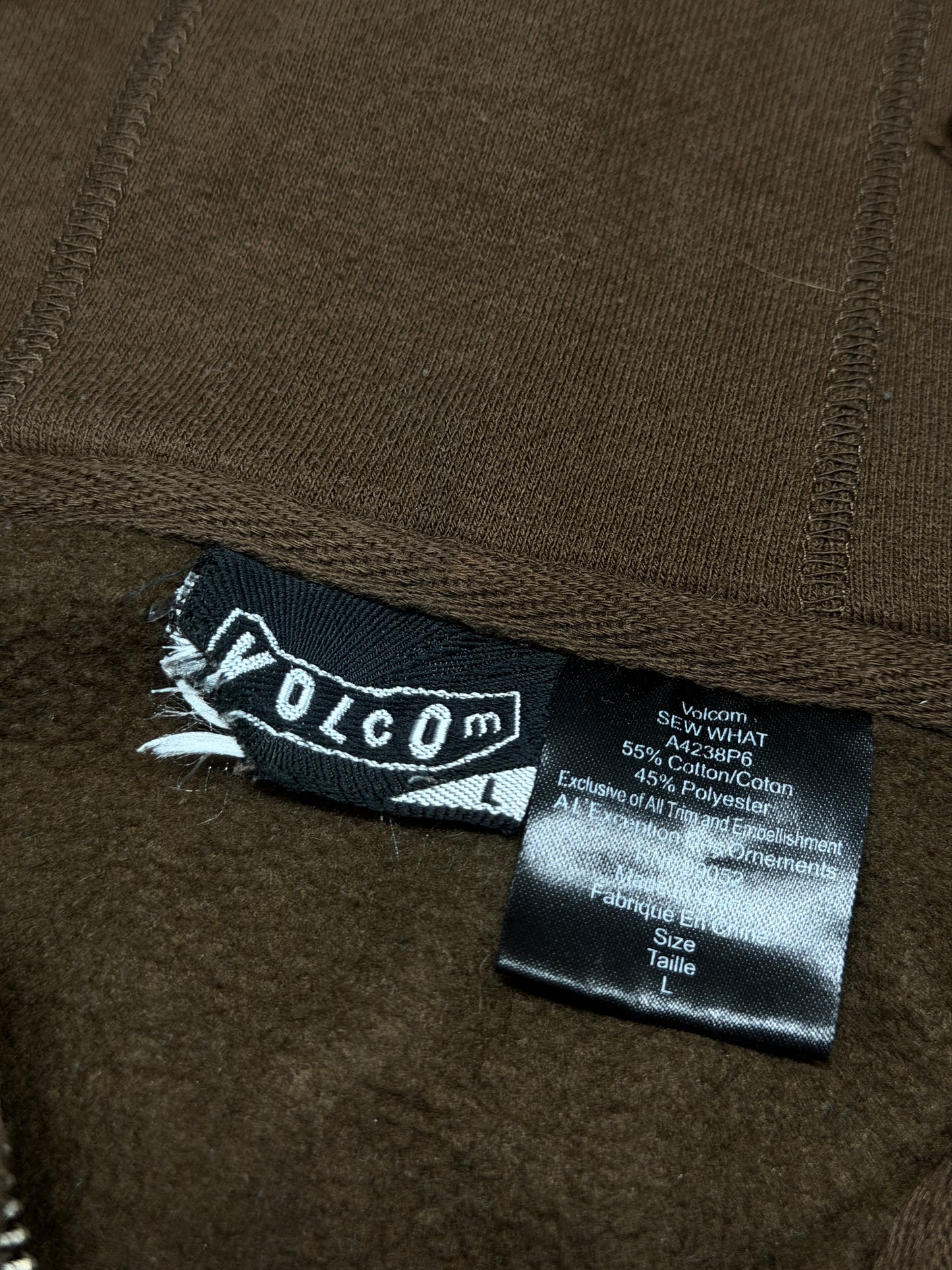 2000s Volcom zip up rap hoodie