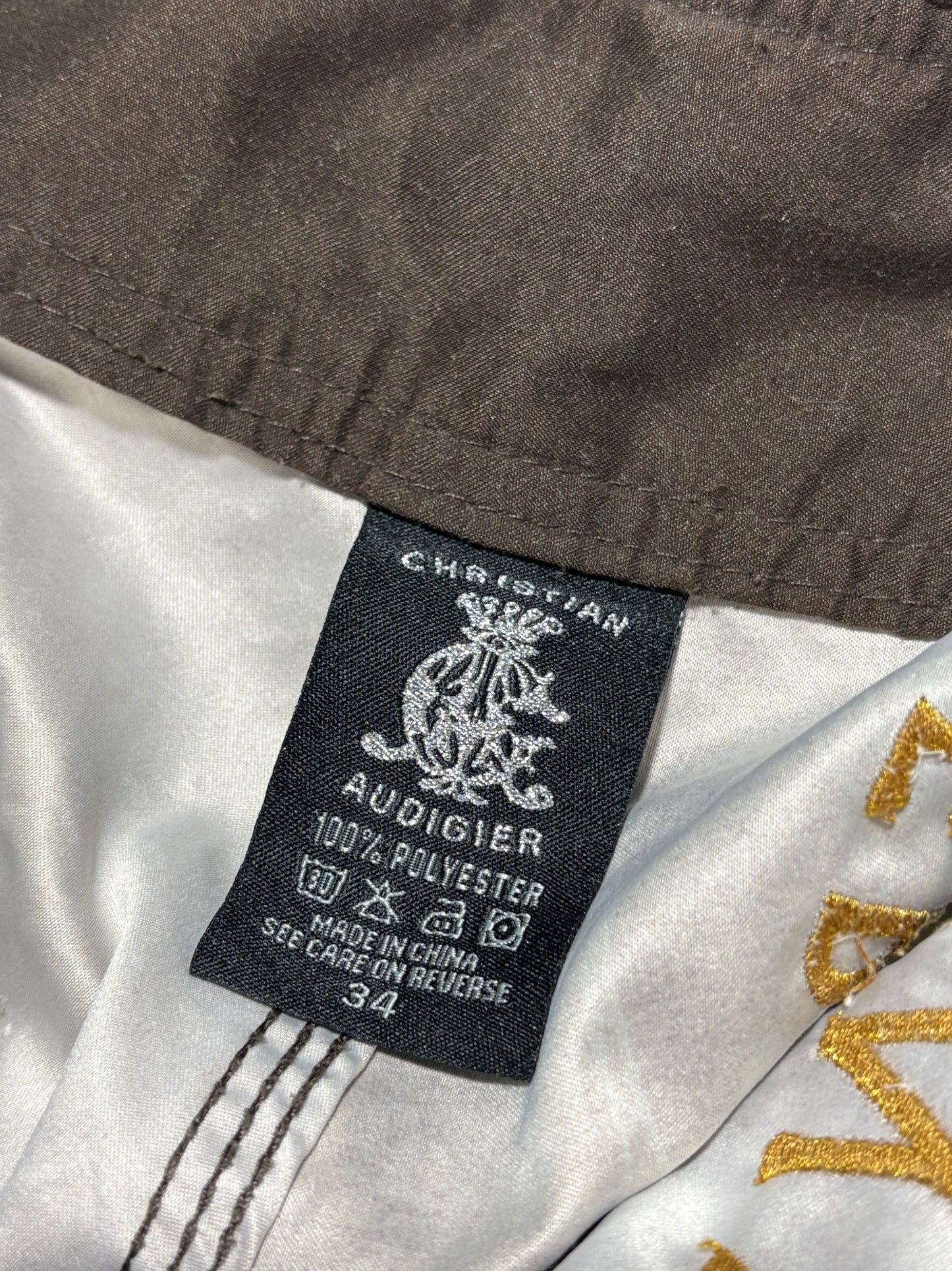 2000s Christian Audigier swim shorts