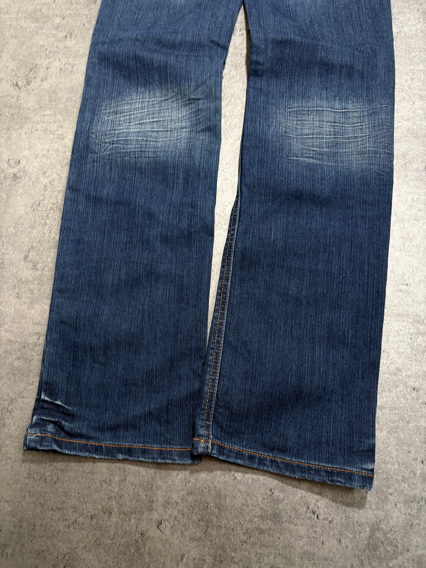 2000s Miss Chic Crowns Gold Jeans