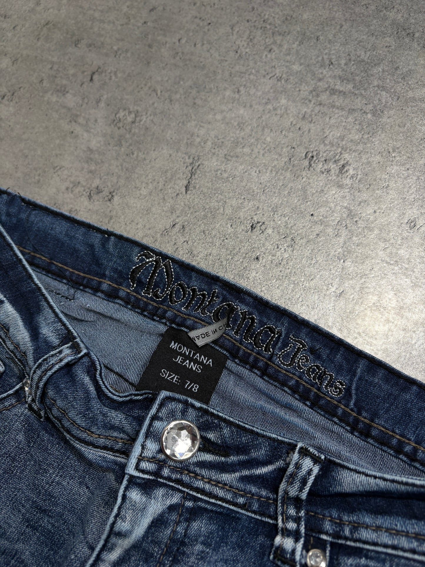 2000s Montana Jeans Skinny Bling Jeans