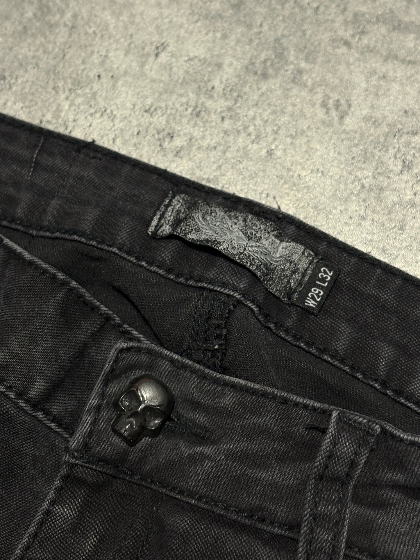 2000s Rock Rebel Distressed Jeans y2k goth alternative