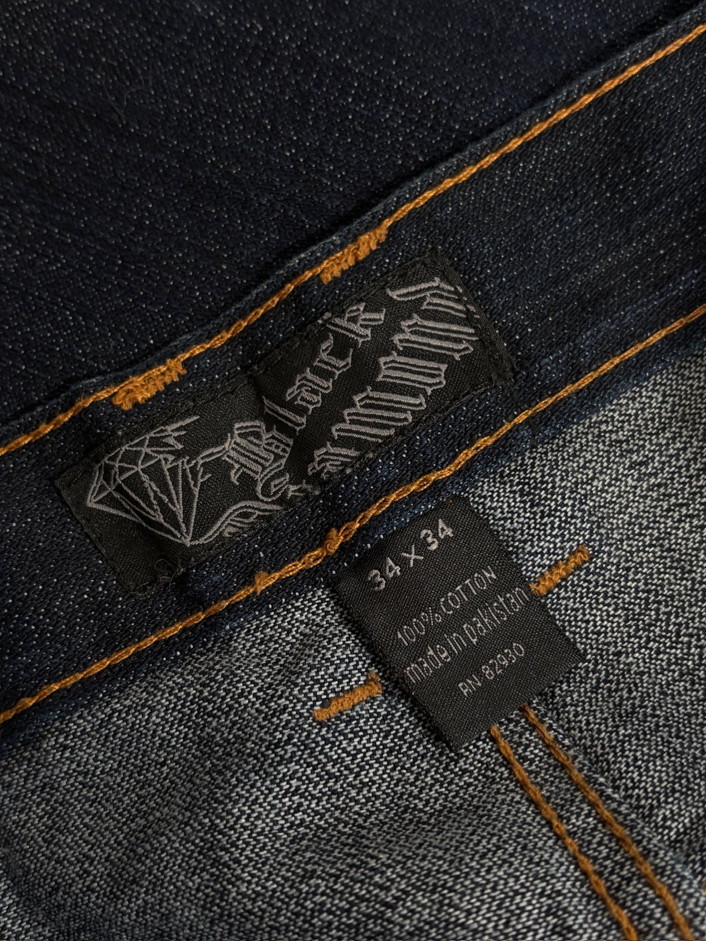 2000s Black Diamond Baggy Jeans
