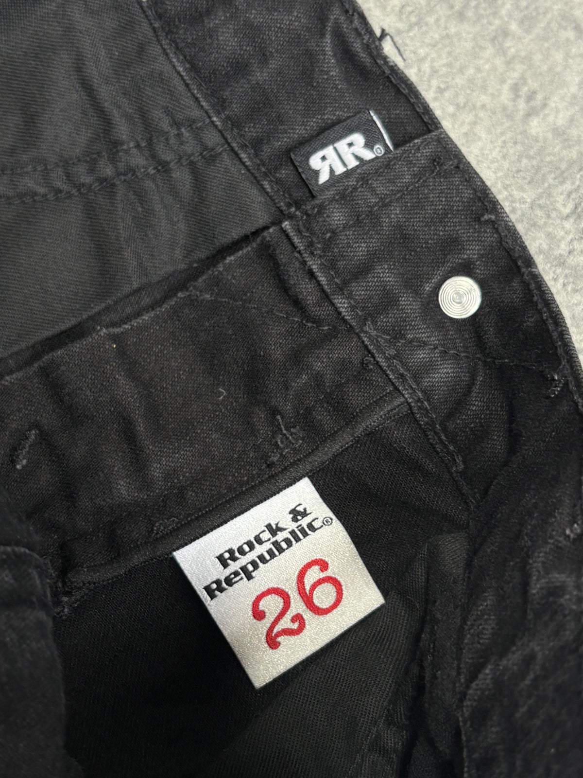 2000s Victoria Beckham x Rock Republic Crowns Y2K Jeans