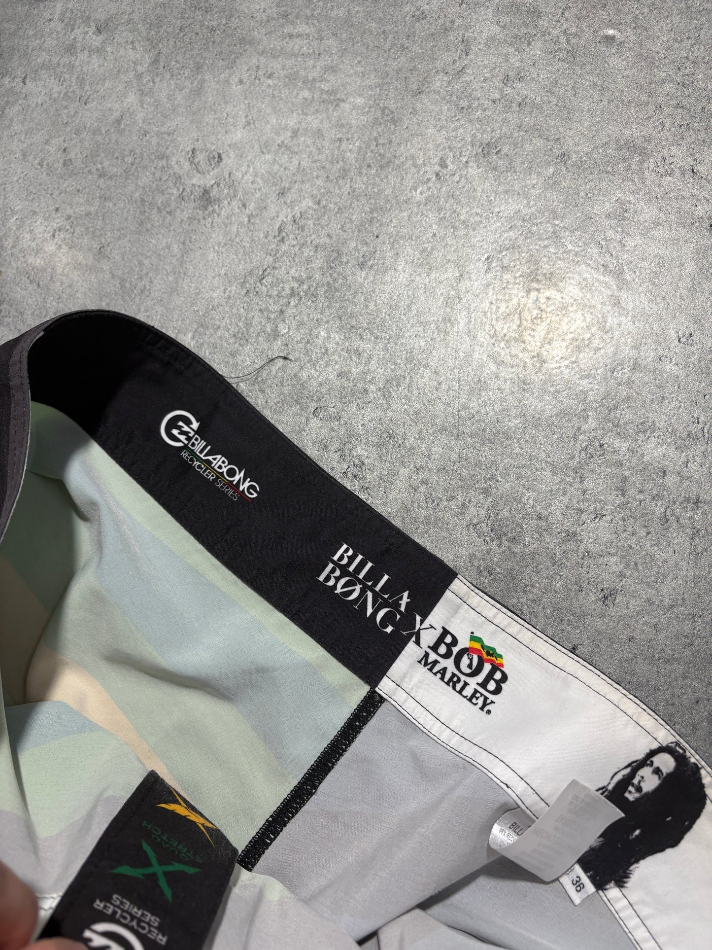 2000s Bob Marley swim shorts