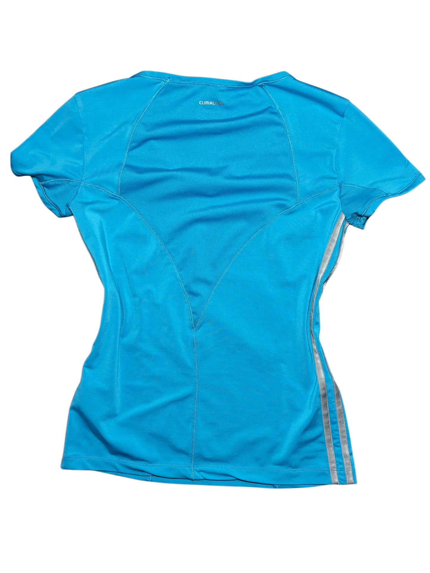 2000s Adidas V-neck T-shirt