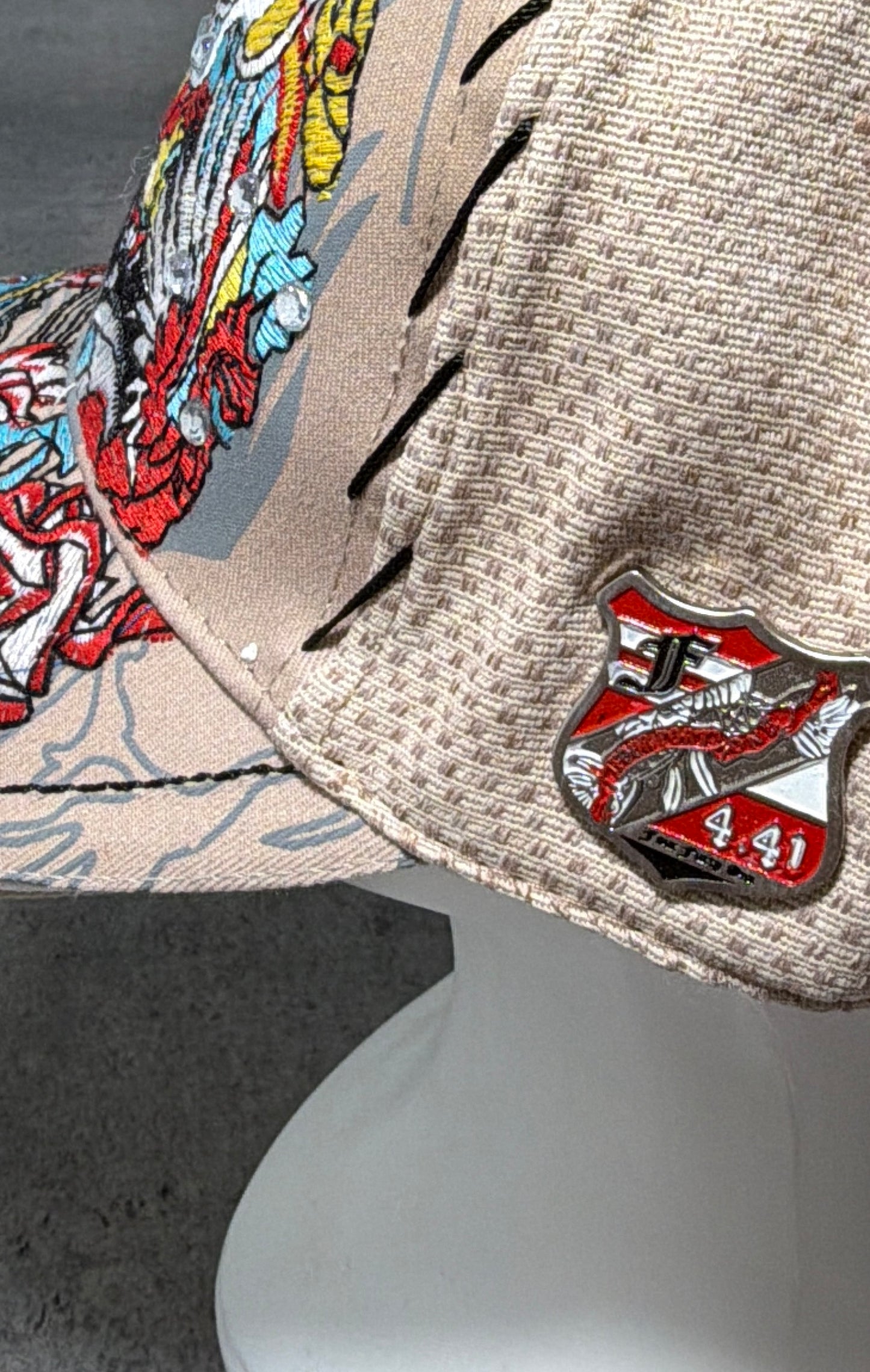 Red Monkey Trucker Cap beige