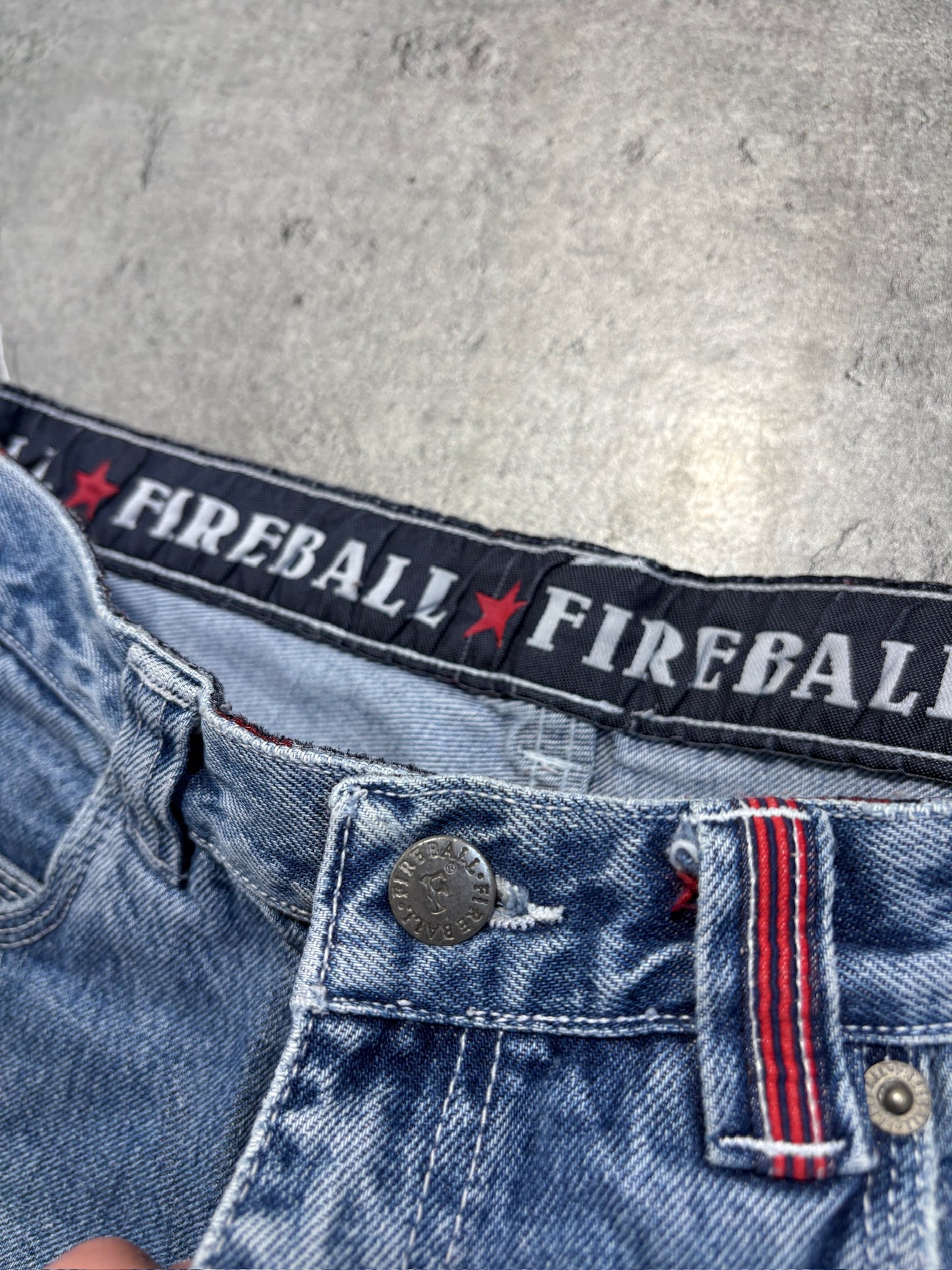 2000s FireBall Baggy Jeans