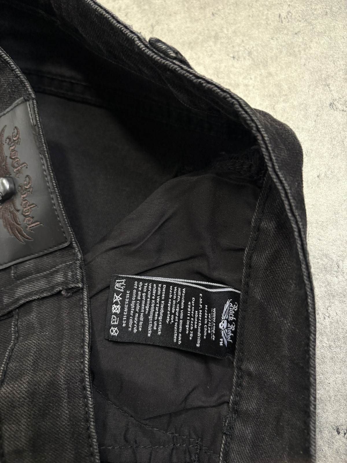 2000s alternative Rock Rebel Mini Skulls Jeans Goth