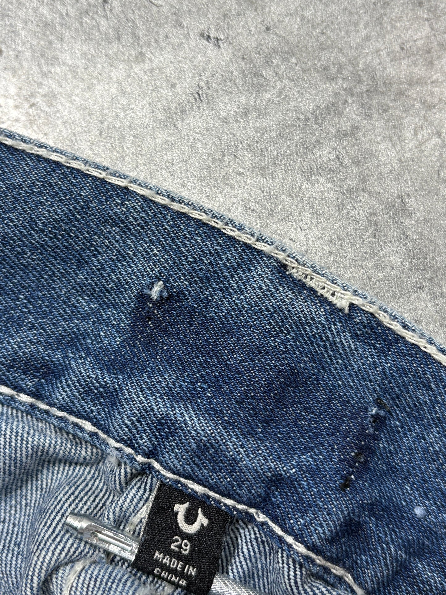True Religion distressed jeans