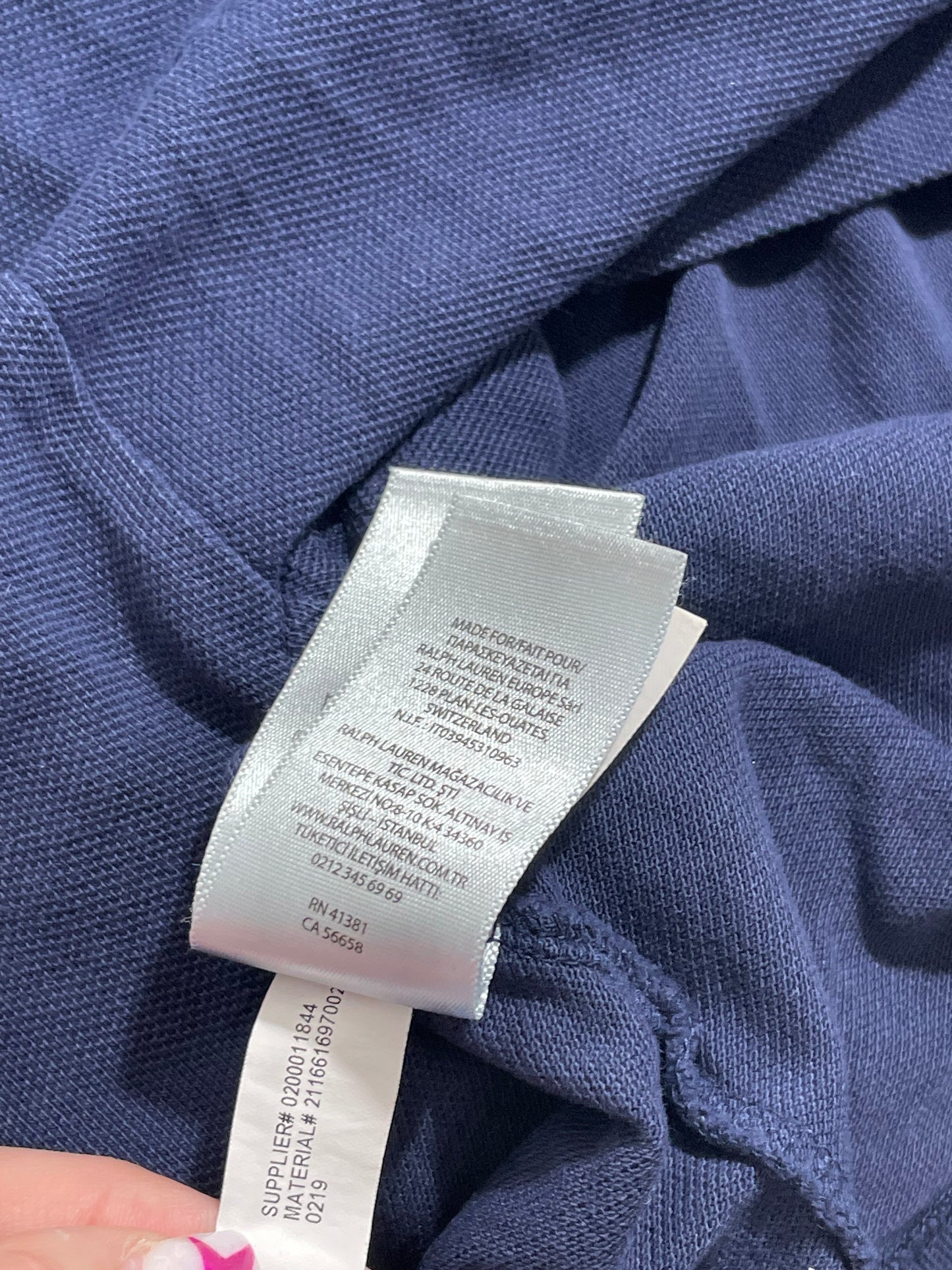 2000s Polo Ralph Lauren tee polo navy