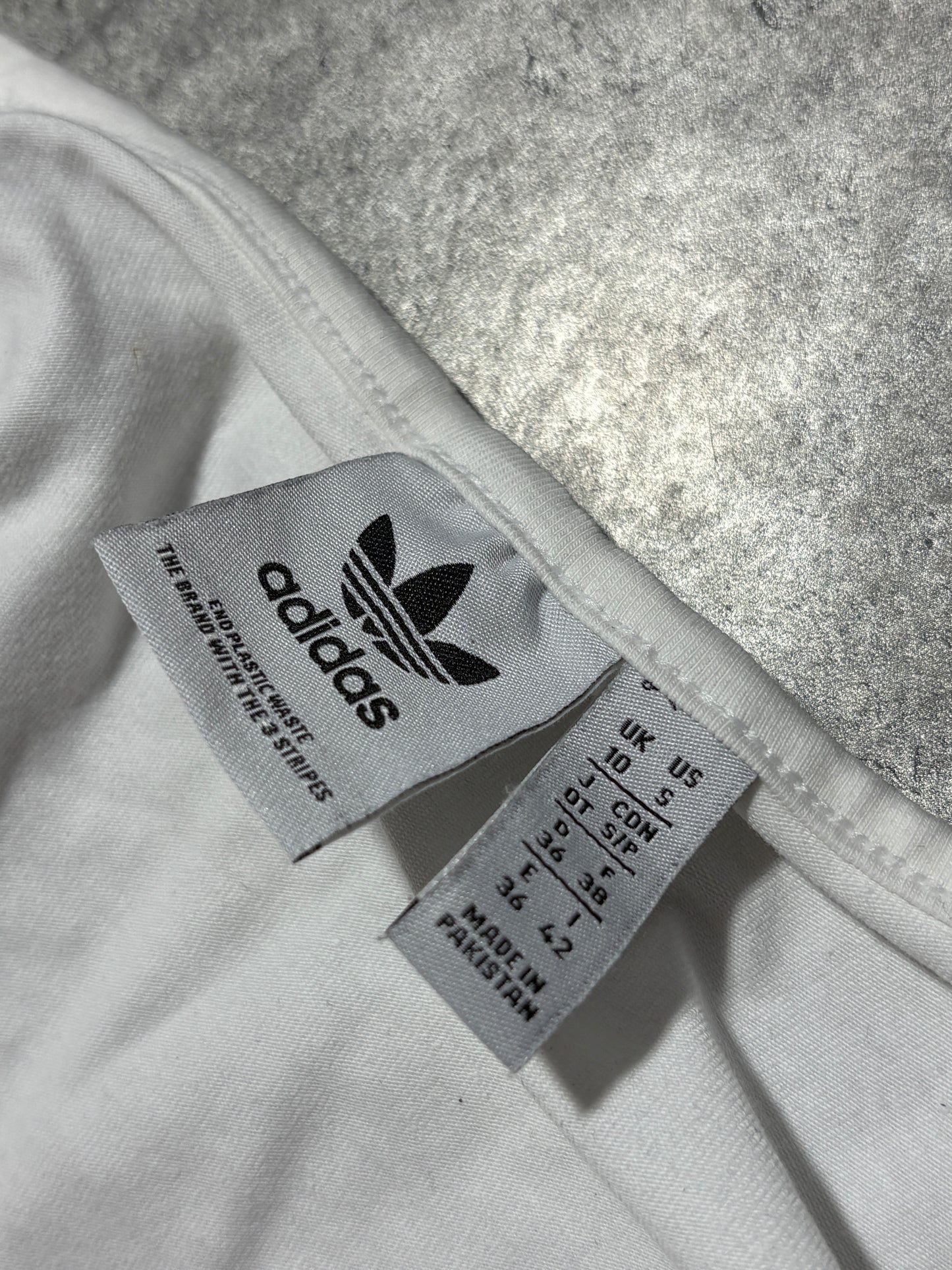 Adidas 3 stripes white longsleeve