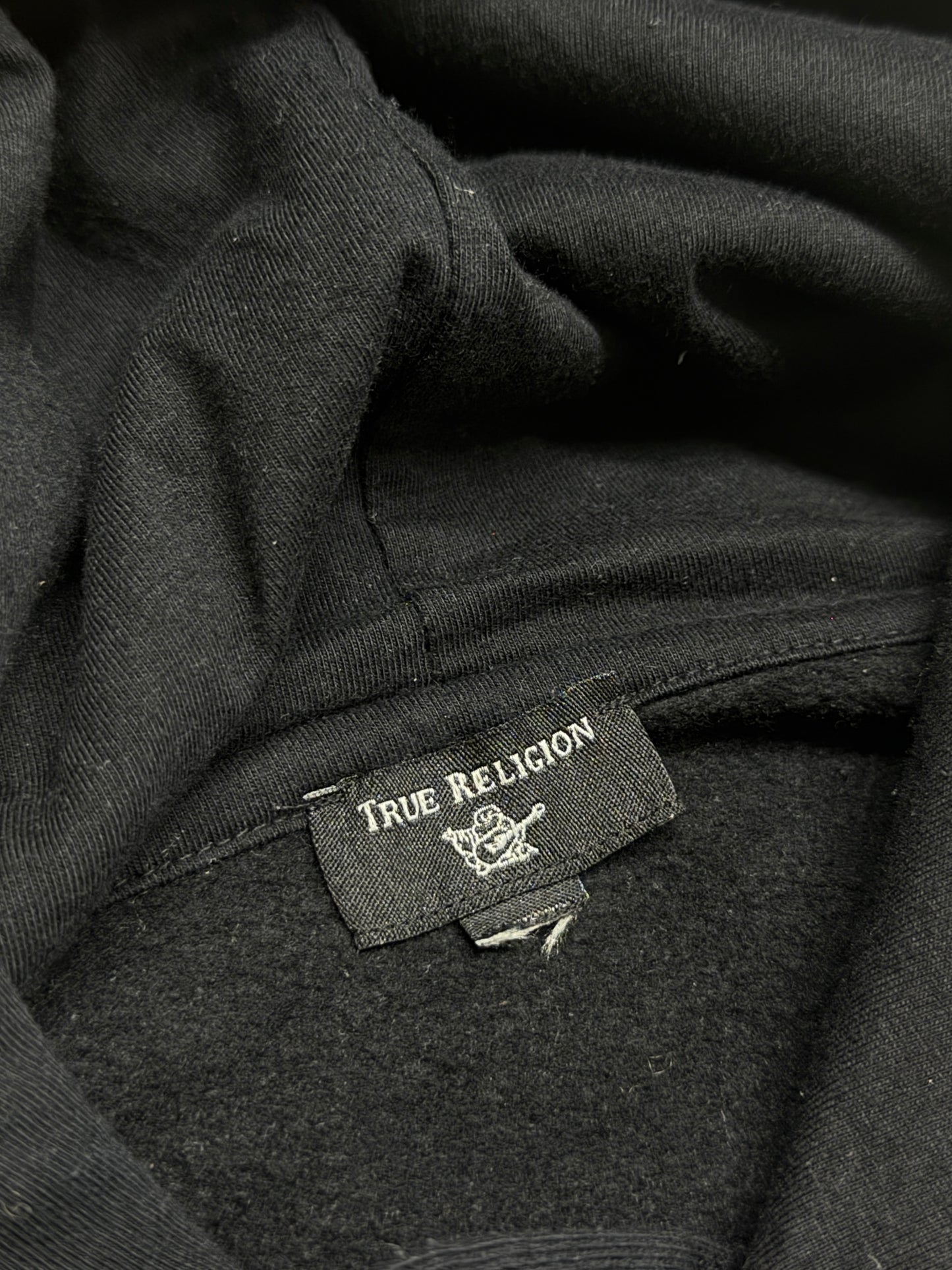 2000s True Religion cropped hoodie
