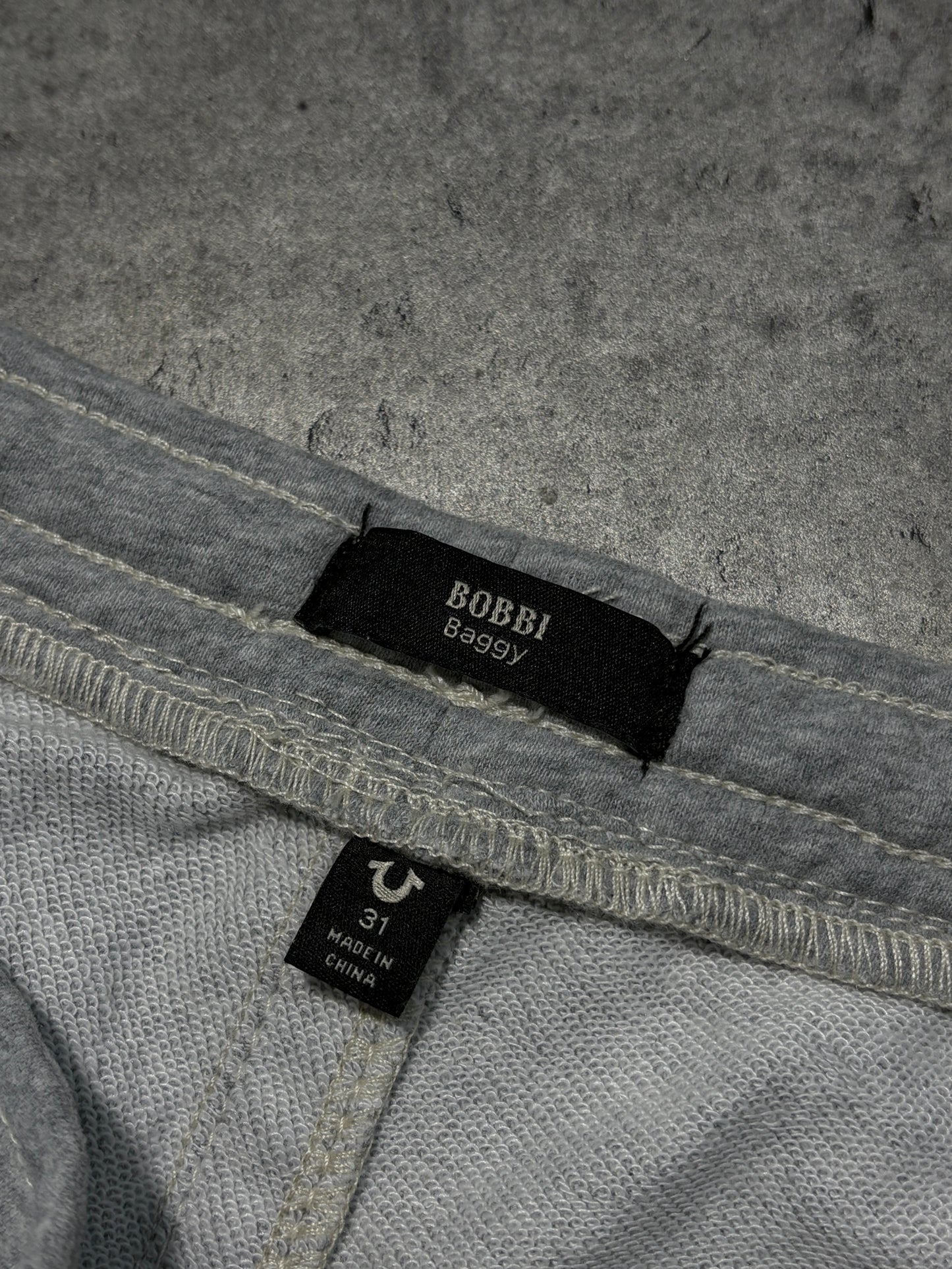 True Religion sweatpants baggy distressed jeans *rare*