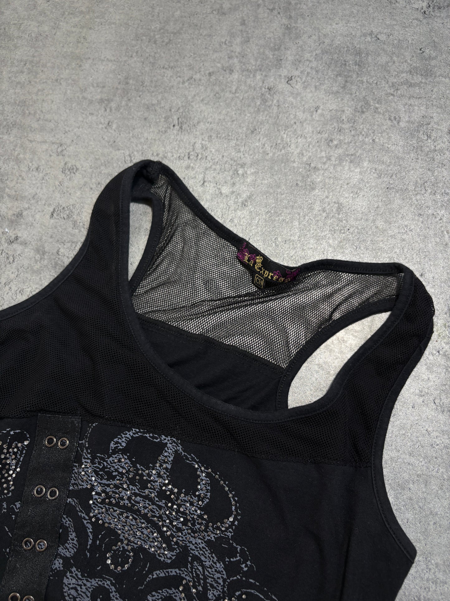 2000s LA Express tanktop mall goth grunge