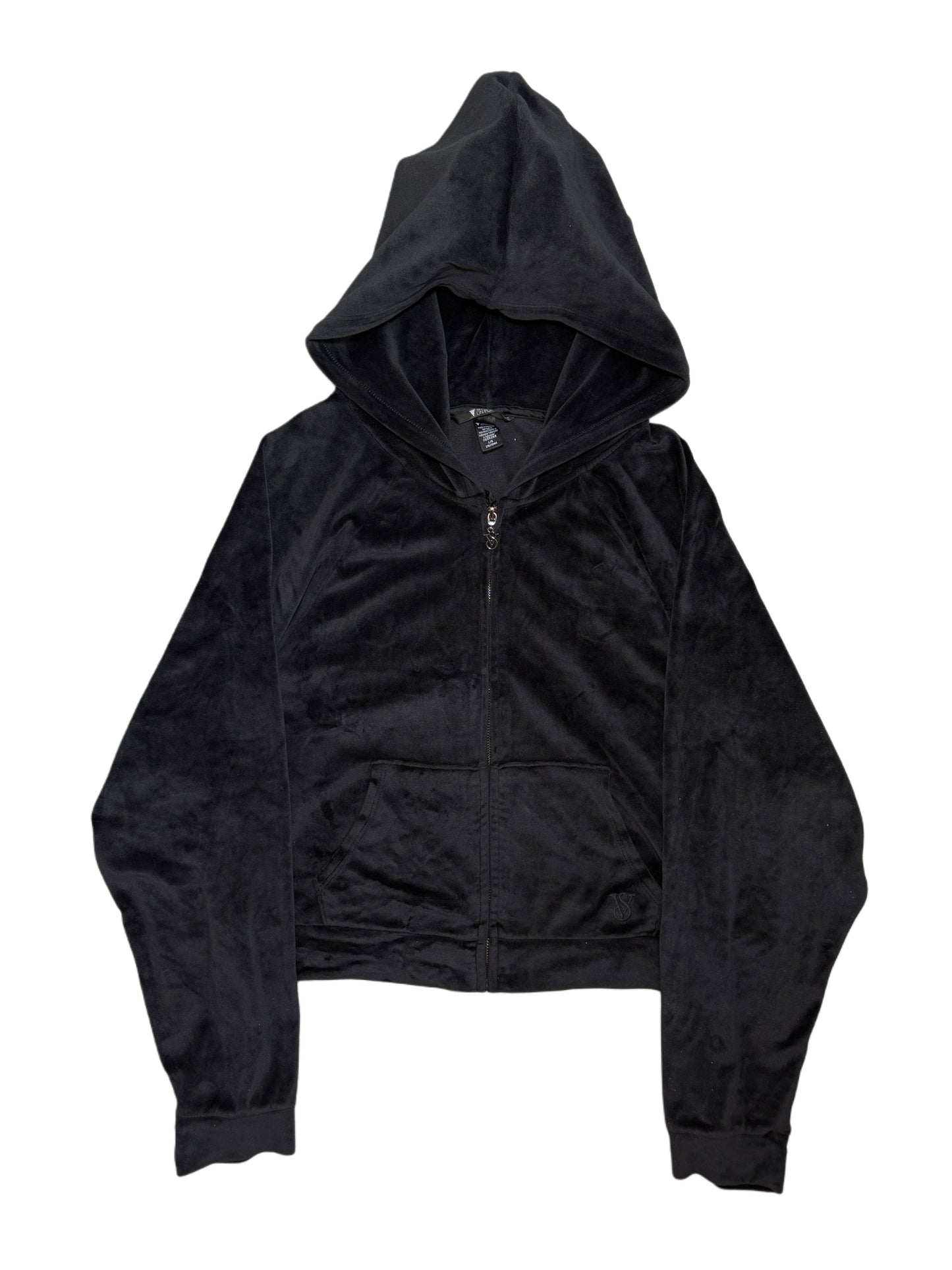 2000s Victoria Secret welur zip up hoodie
