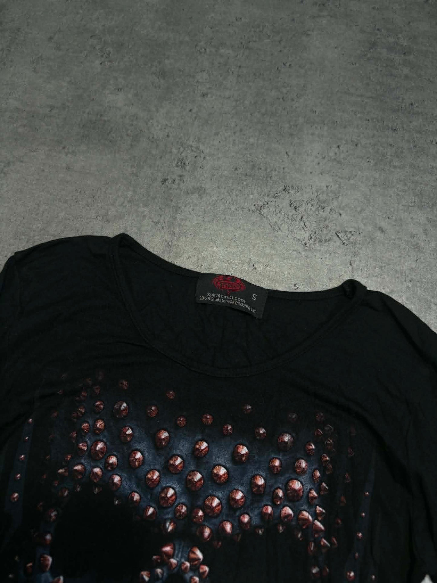 2000s Spiral Skull Mini Skirt