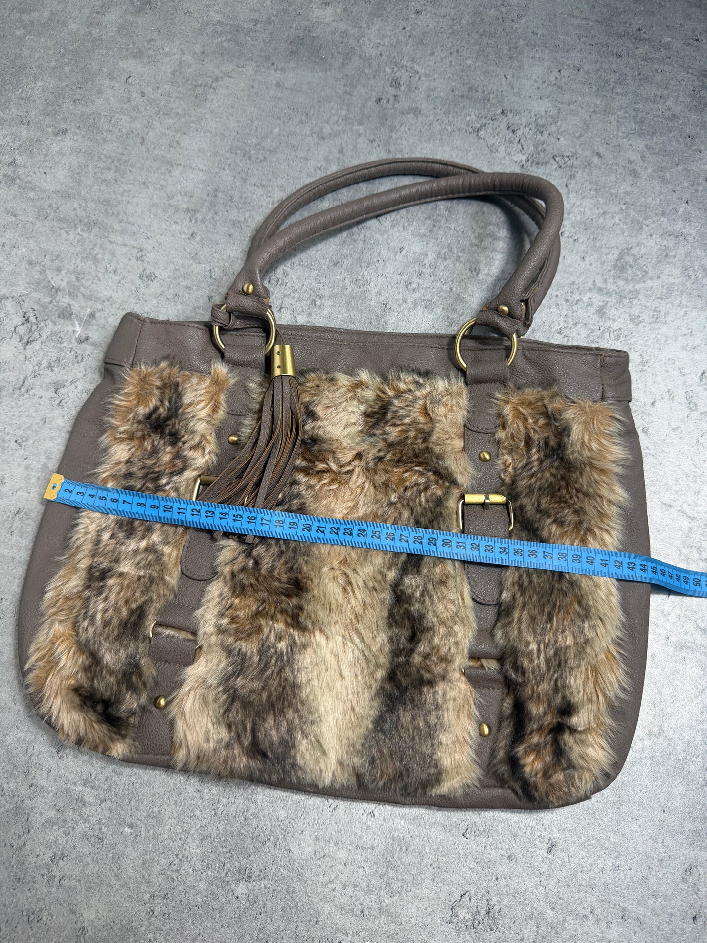 2000s Fur Y2K Bag