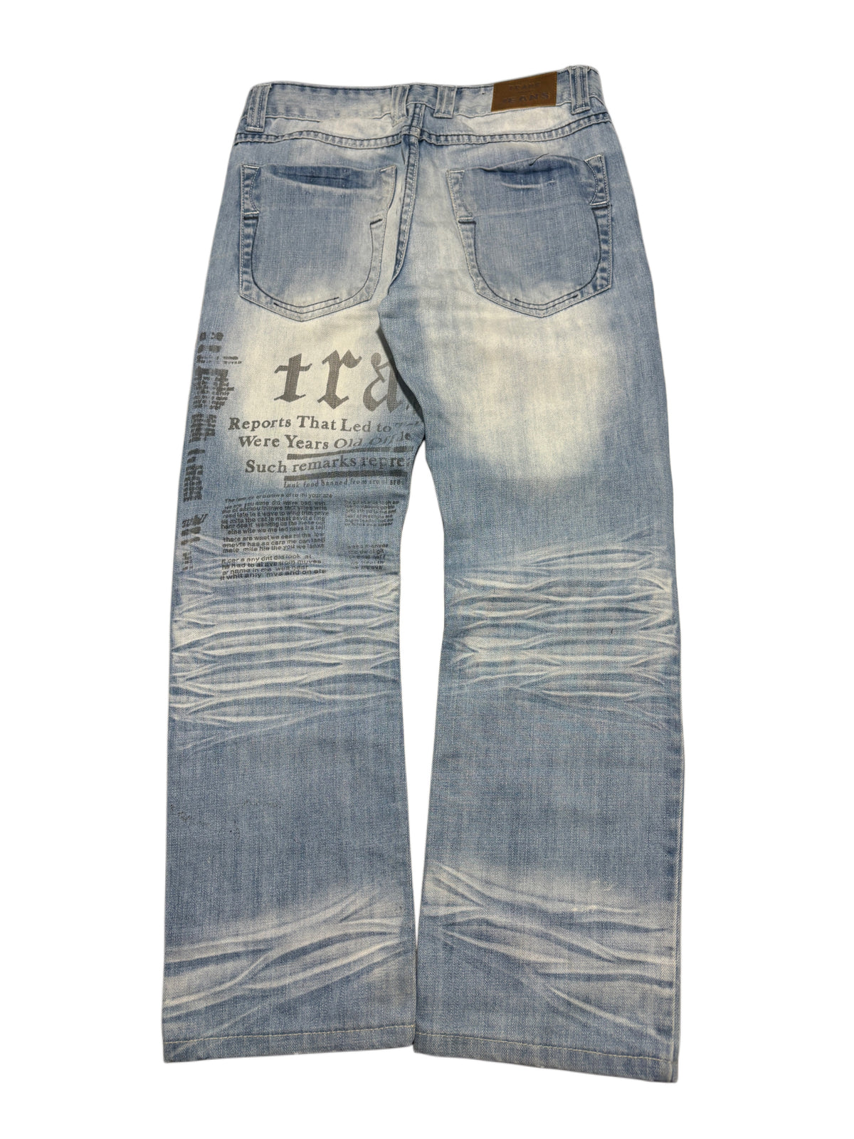 2000s Sarol Printed Y2K Jeans