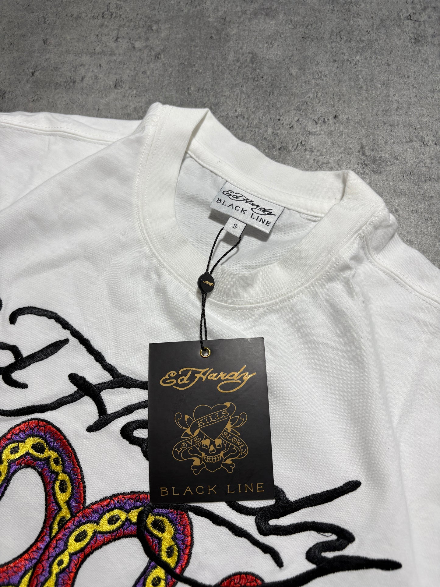 Ed Hardy Black line  T-shirt