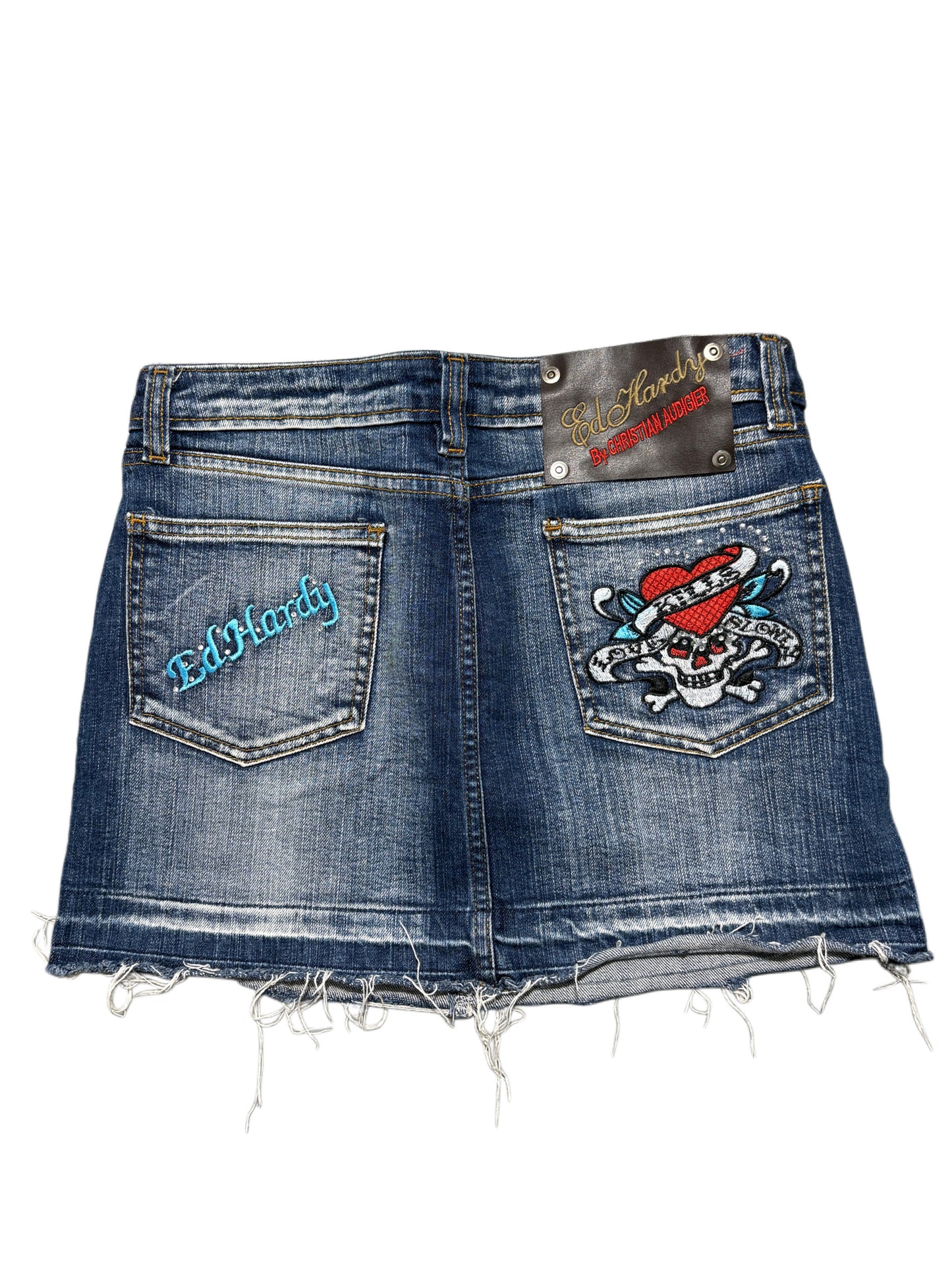 2000s Ed Hardy skirt