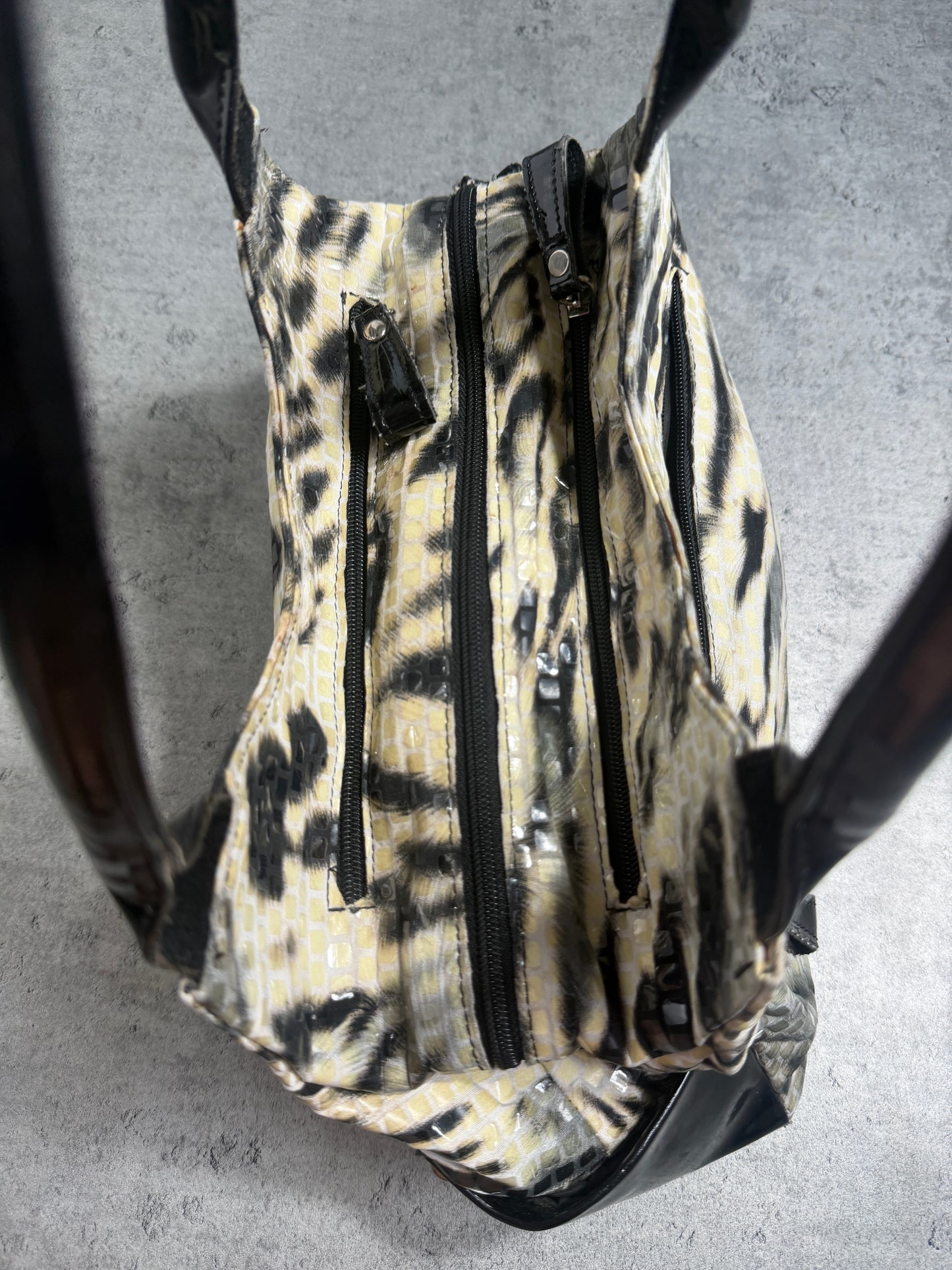 2000s Animal Print Bling Bag
