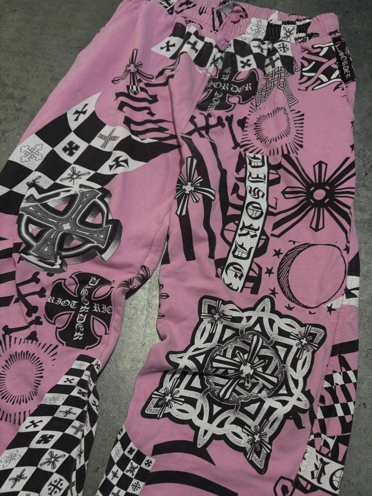 Jaded London Baggy Printed Sweatpants