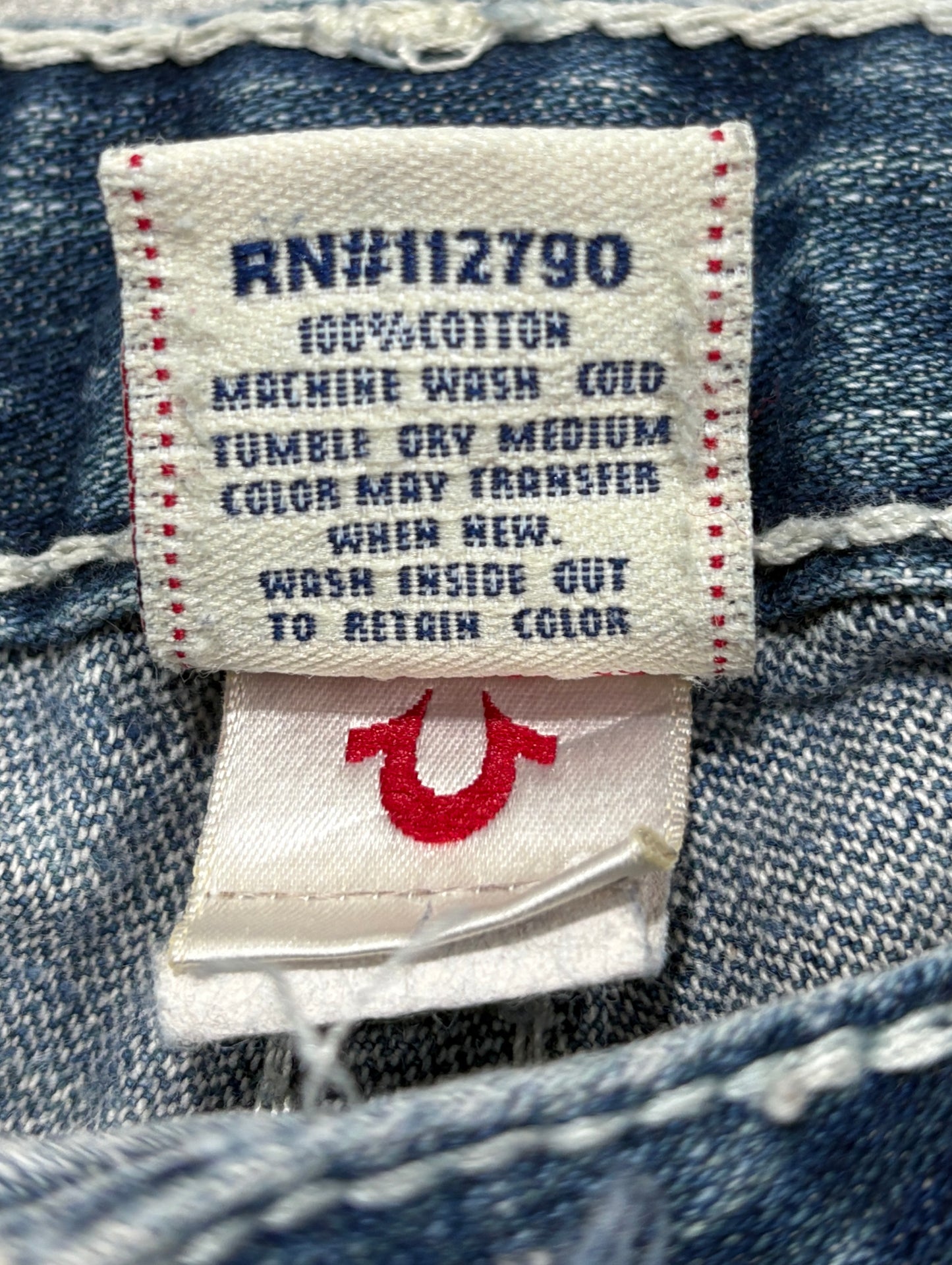 2000s vintage True Religion flare cut jeans flared bootcut dzwony