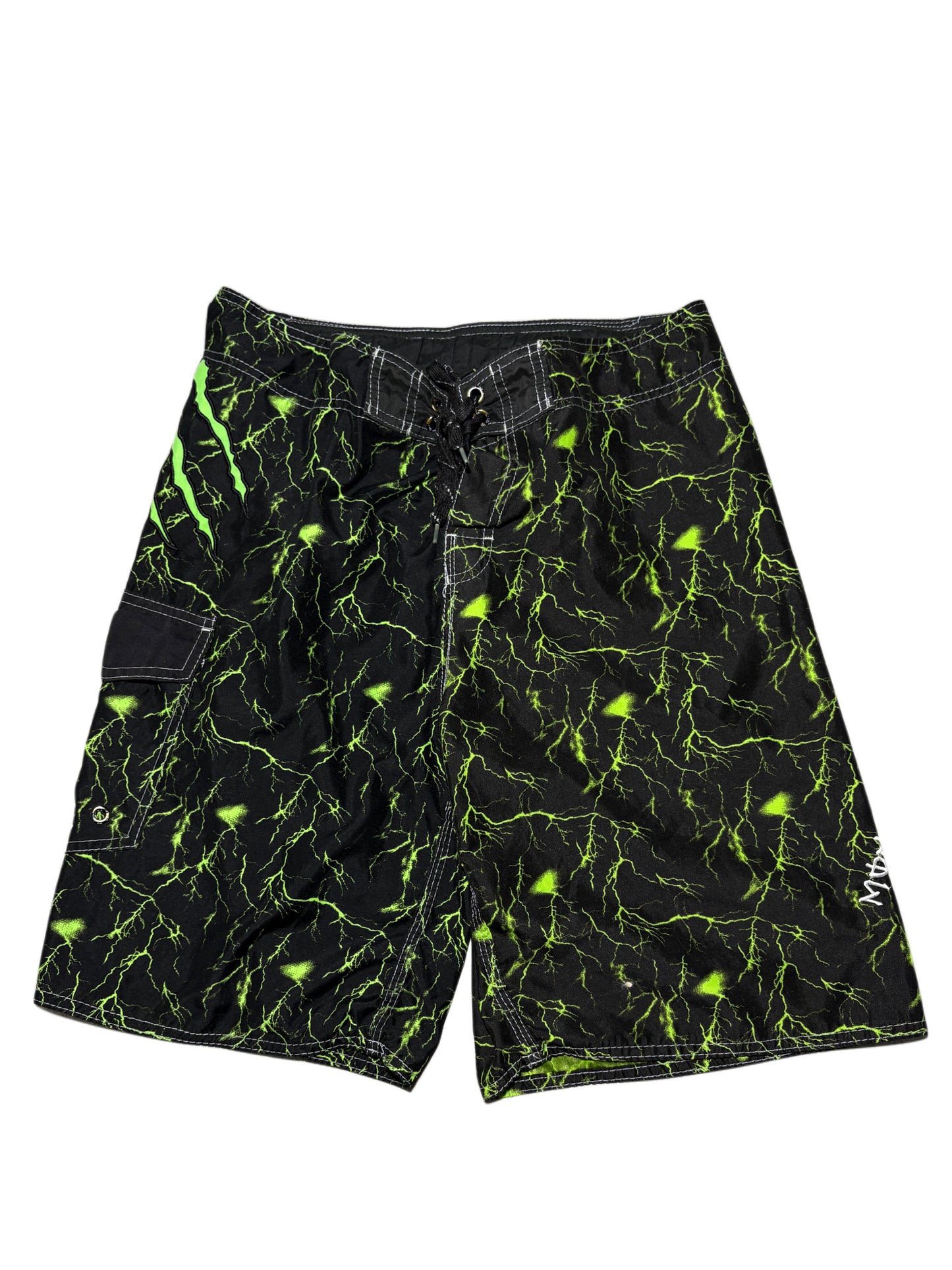 2000s Monster Energy swim shorts