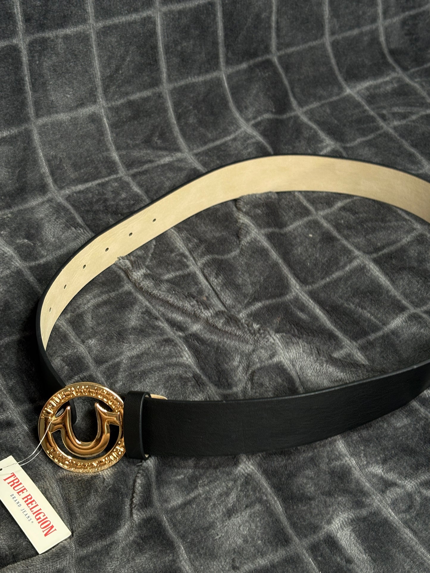 2000s *RARE* True Religion Belt Golden Pasek