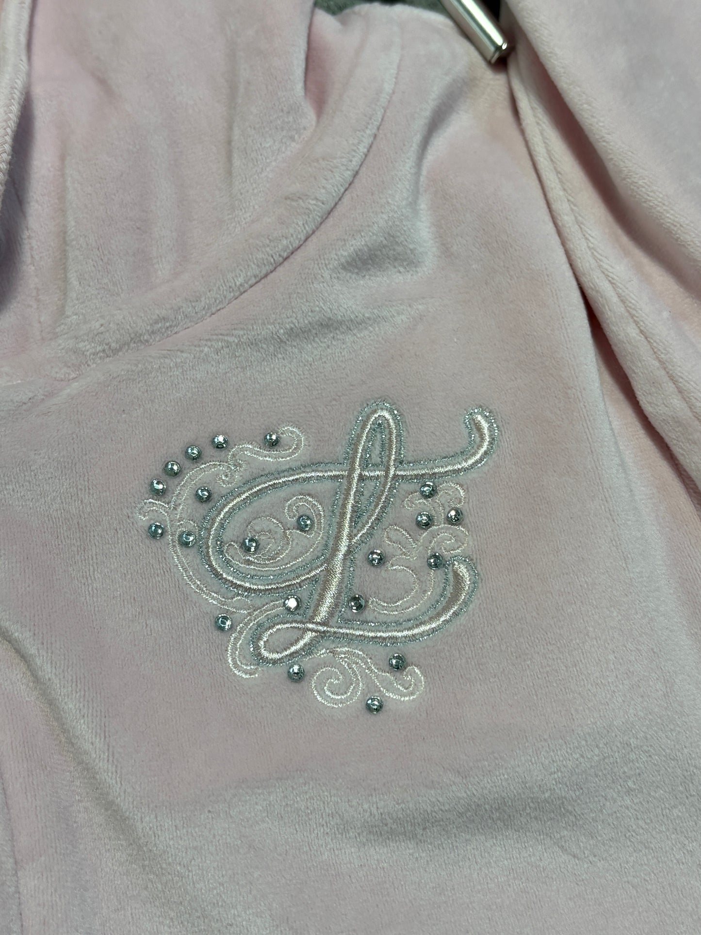 2000s Lipsy london welur zip up hoodie welurowa  bluza Juicy vibe