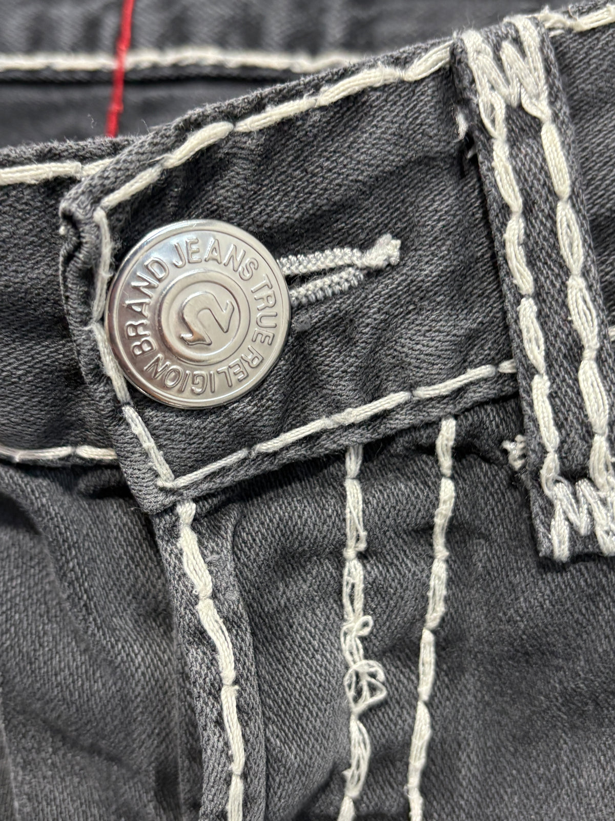 2000s *RARE* True Religion Black Y2K Jeans