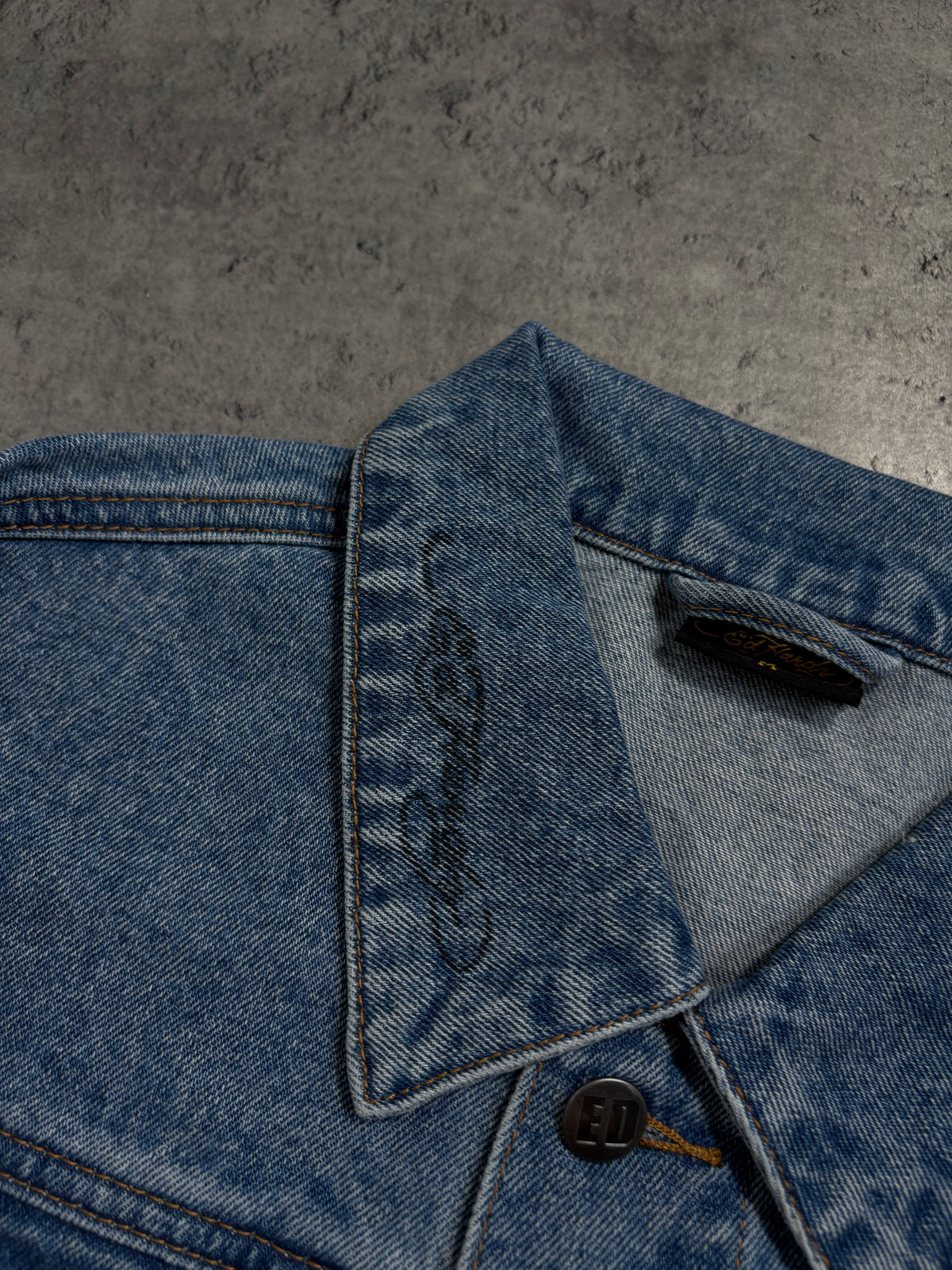 Ed Hardy Denim Jeans Jacket Kurtka Jeansowa