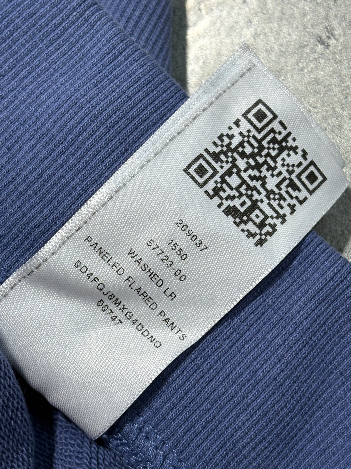 True Religion blue washed flare pants