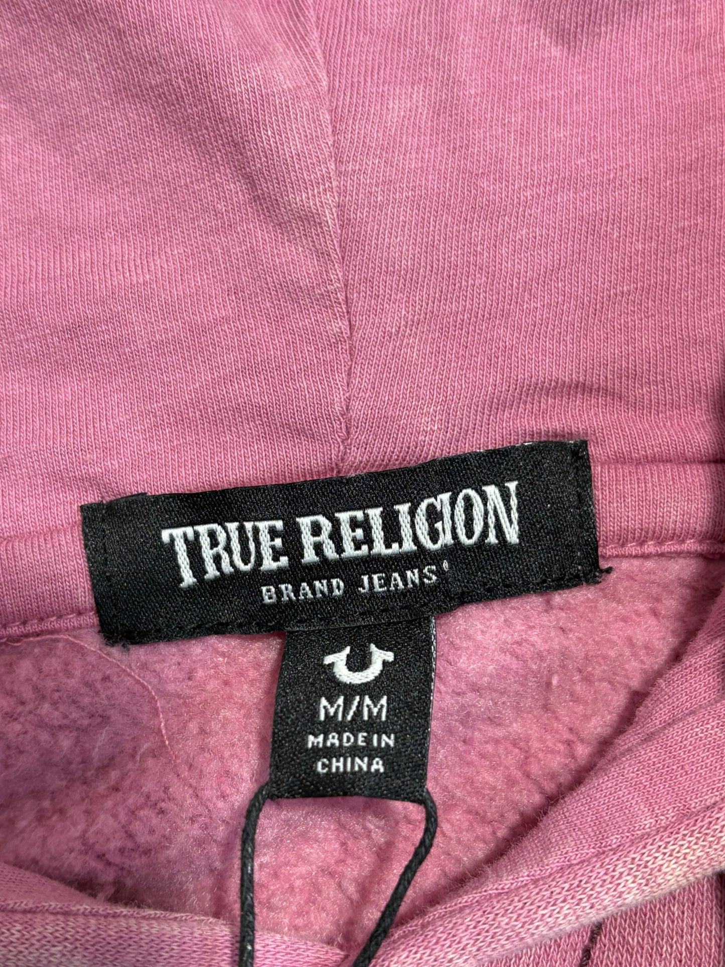 True Religion baby pink set hoodie + sweatpants *brand new*