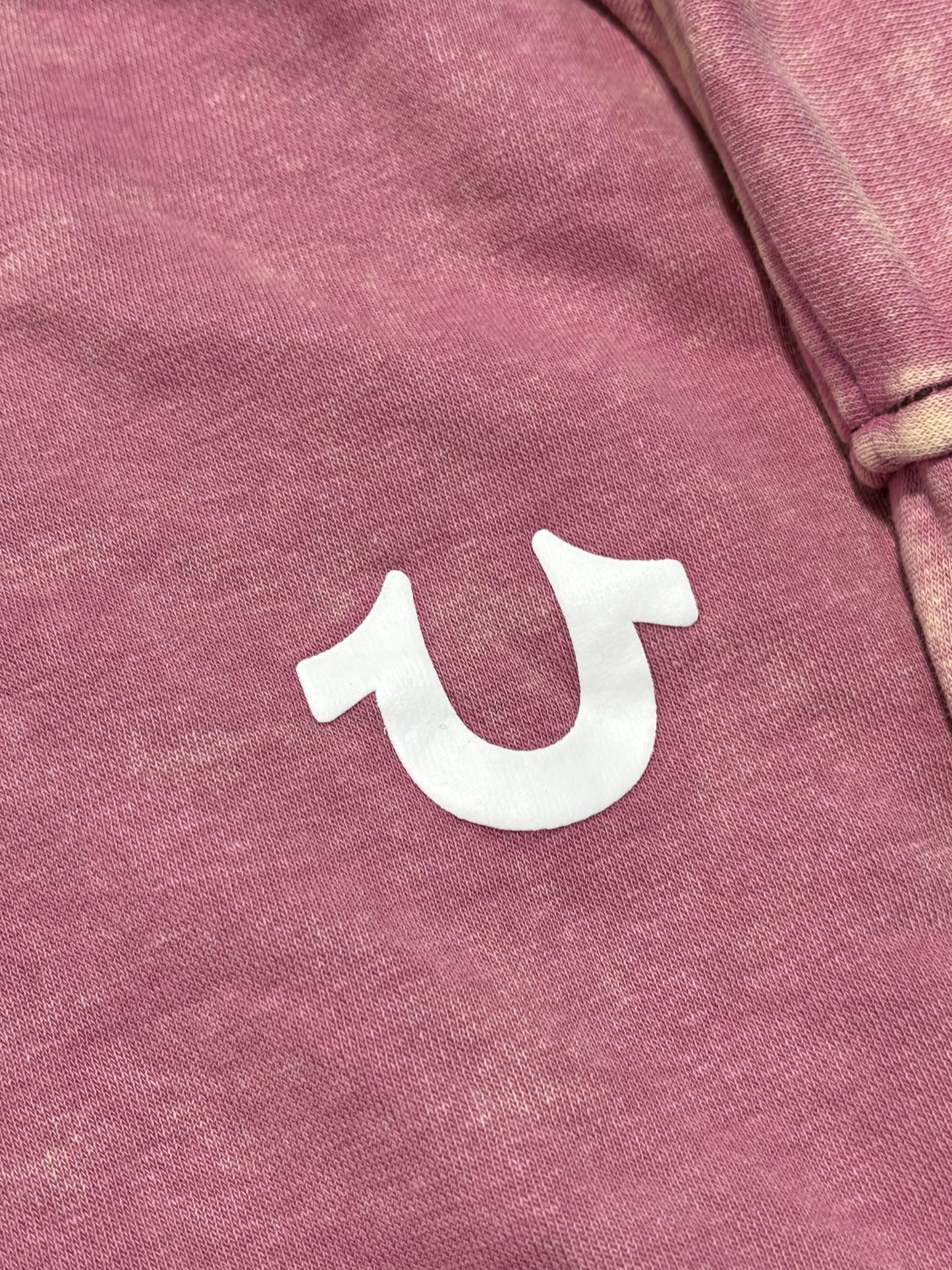 True Religion baby pink set hoodie + sweatpants *brand new*