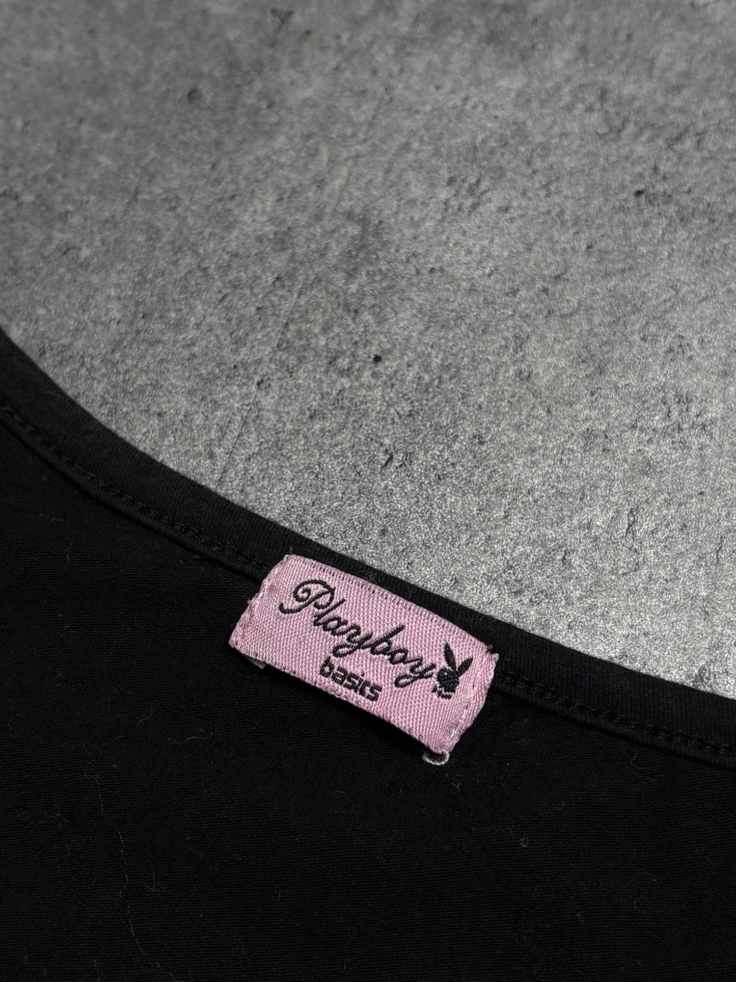 2000s Playboy Tee z kryształkami