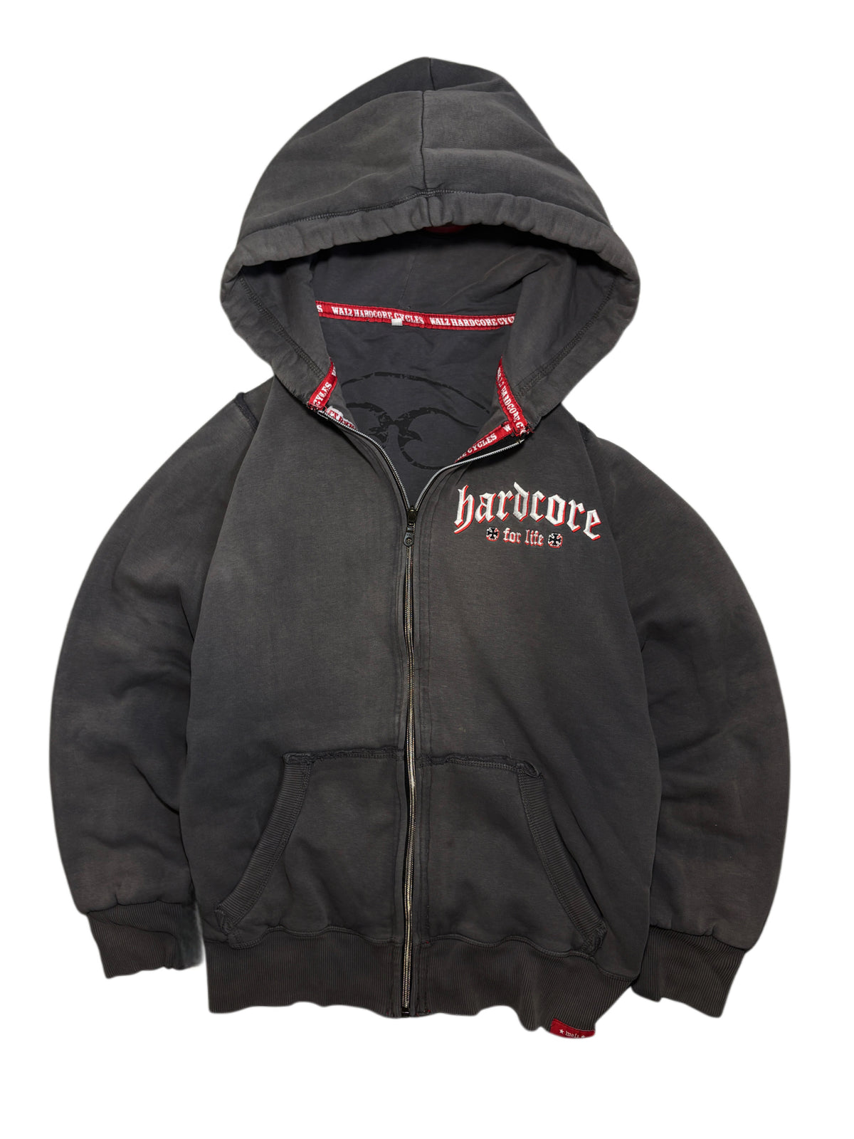 2000s HARDCORE Y2k WASHED Hoodie