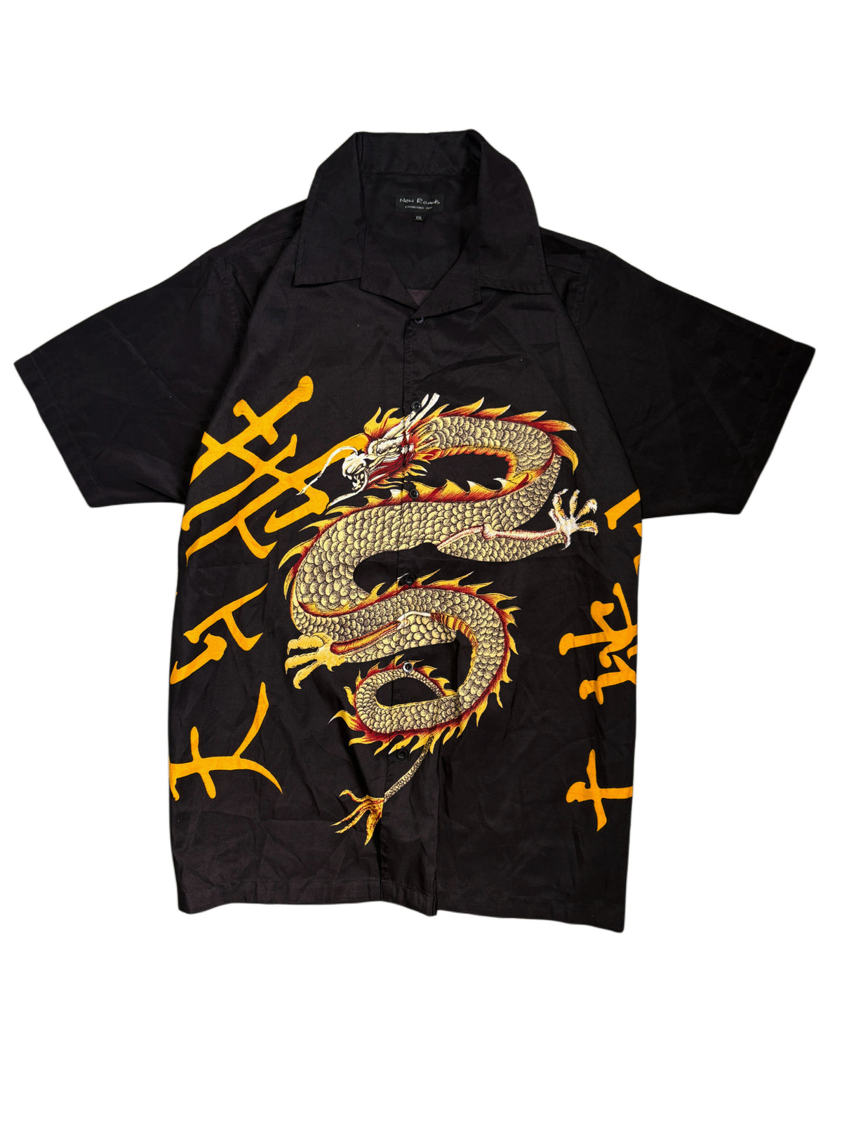 2000s Hawaiian Japan Dragon Shirt Polo