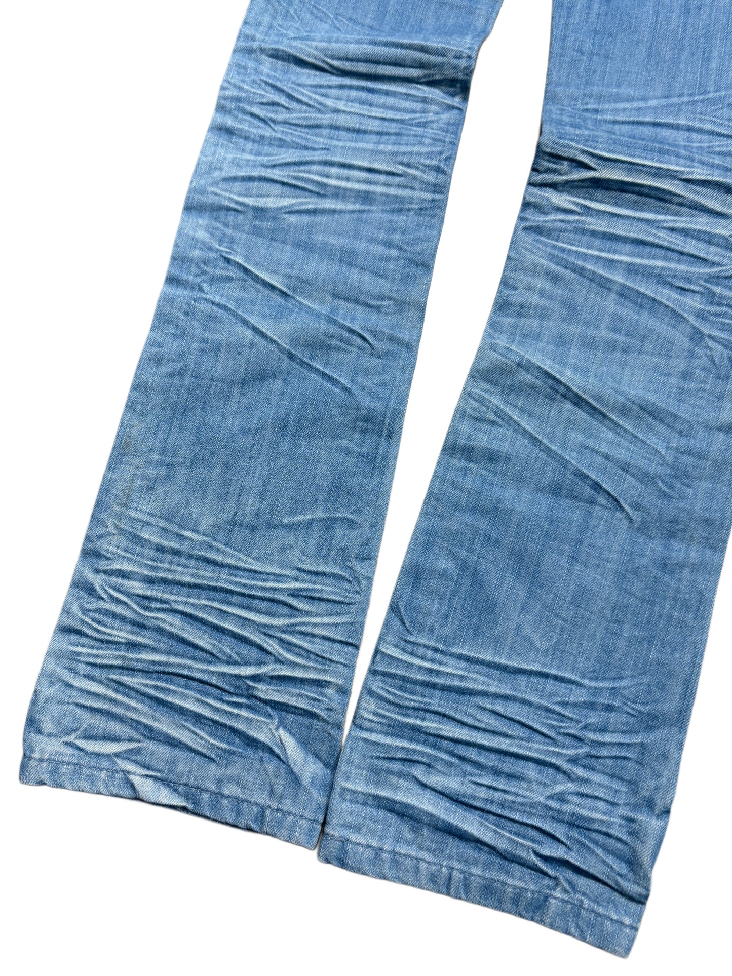 2000s Blue queen washed deadstock jeans