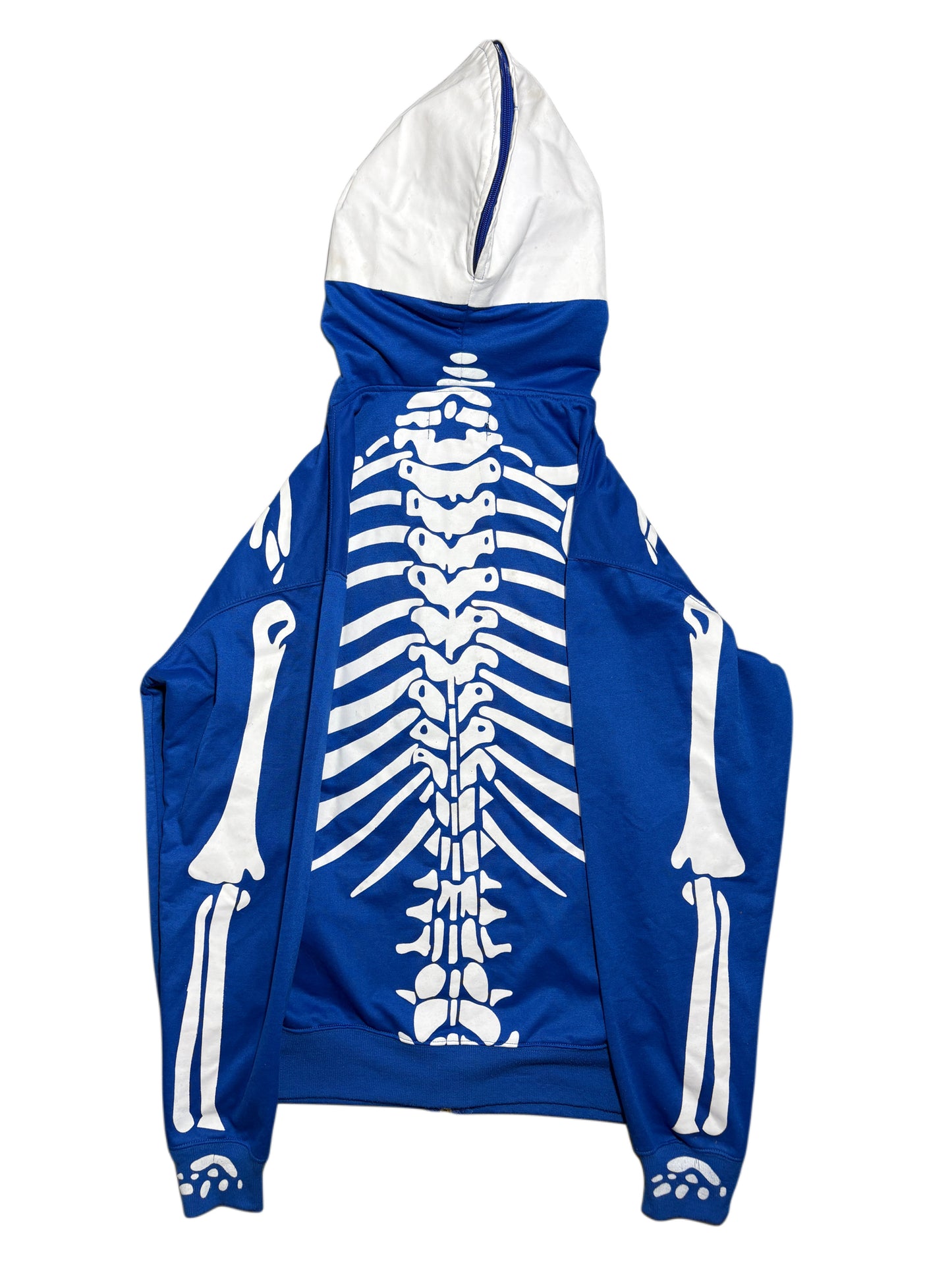 Full Zip Up Skeleton Hoodie