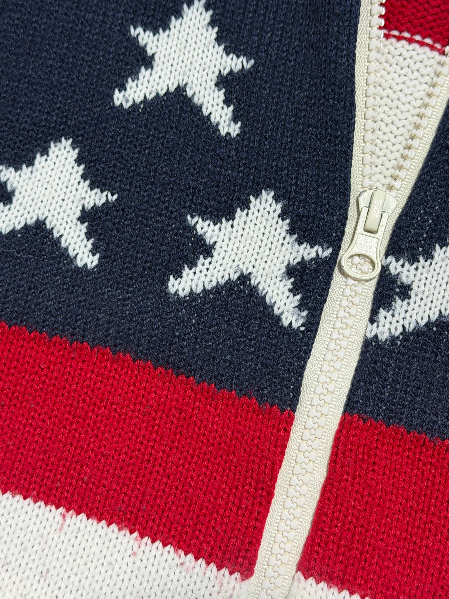 2000s USA knit zip hoodie
