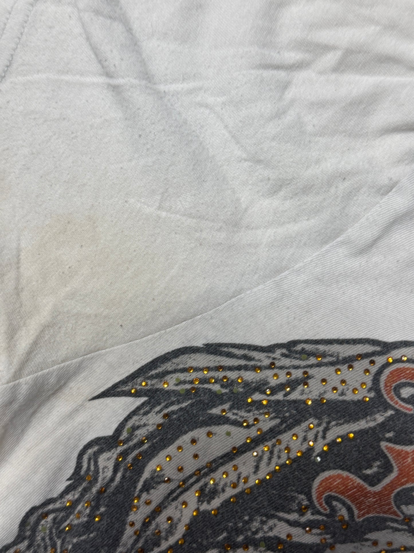 2000s Affliction cream t-shirt
