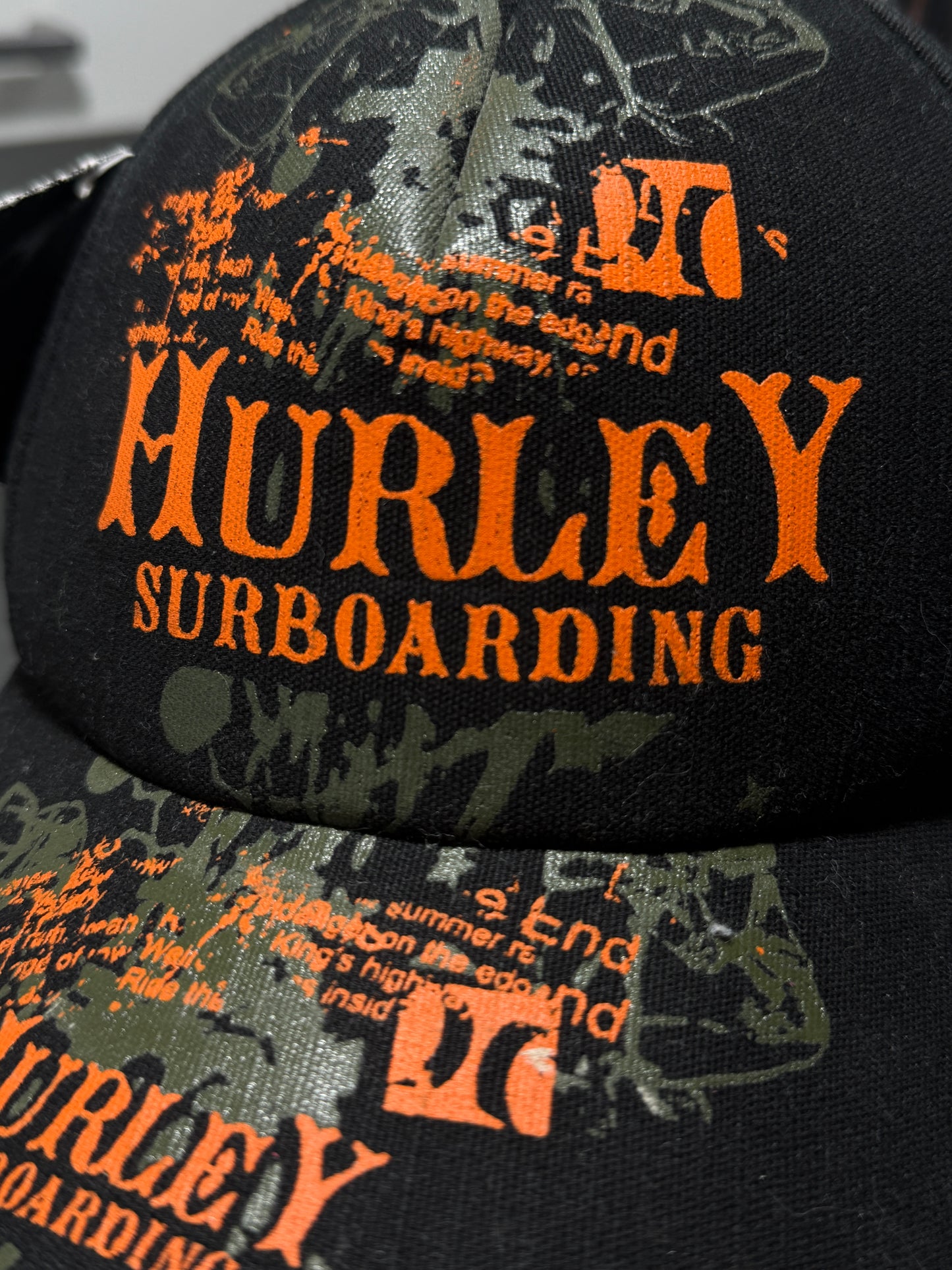 2000s Hurley Skate Trucker Cap